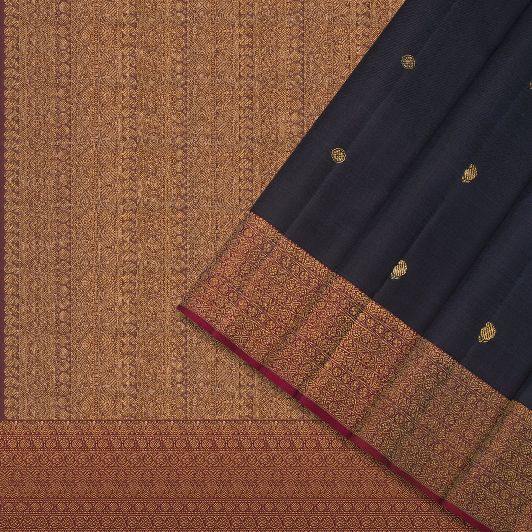 Kanakavalli Kanjivaram Silk Sari 24-595-HS001-08499 - Cover View