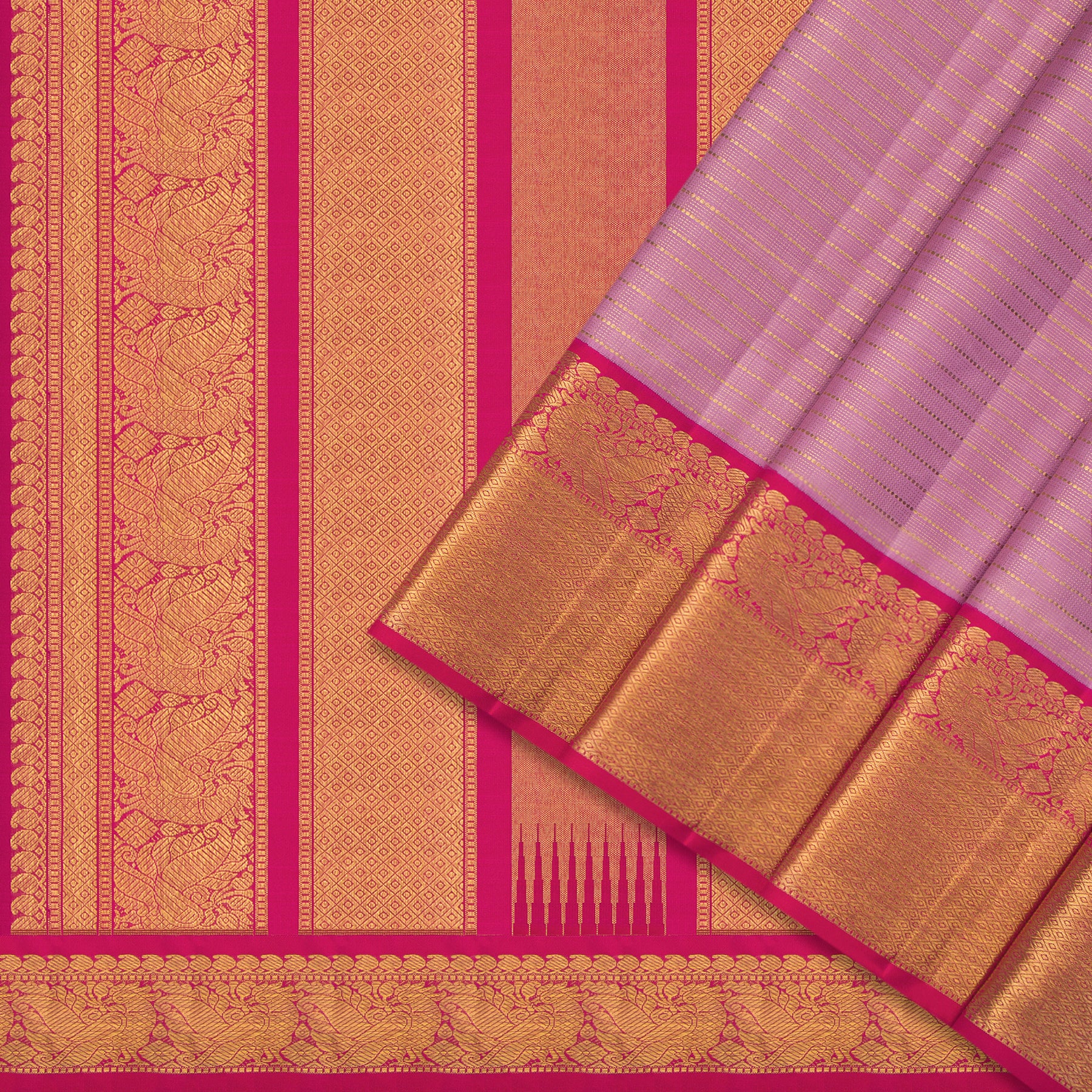 Kanakavalli Kanjivaram Silk Sari 24-595-HS001-08528 - Cover View