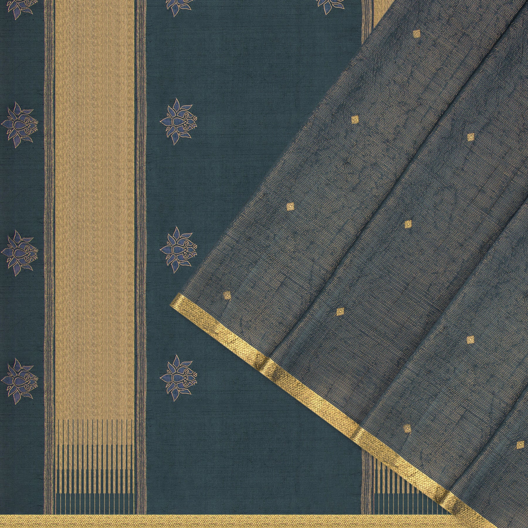 Kanakavalli Kanjivaram Silk Sari 24-595-HS001-09788 - Cover View 