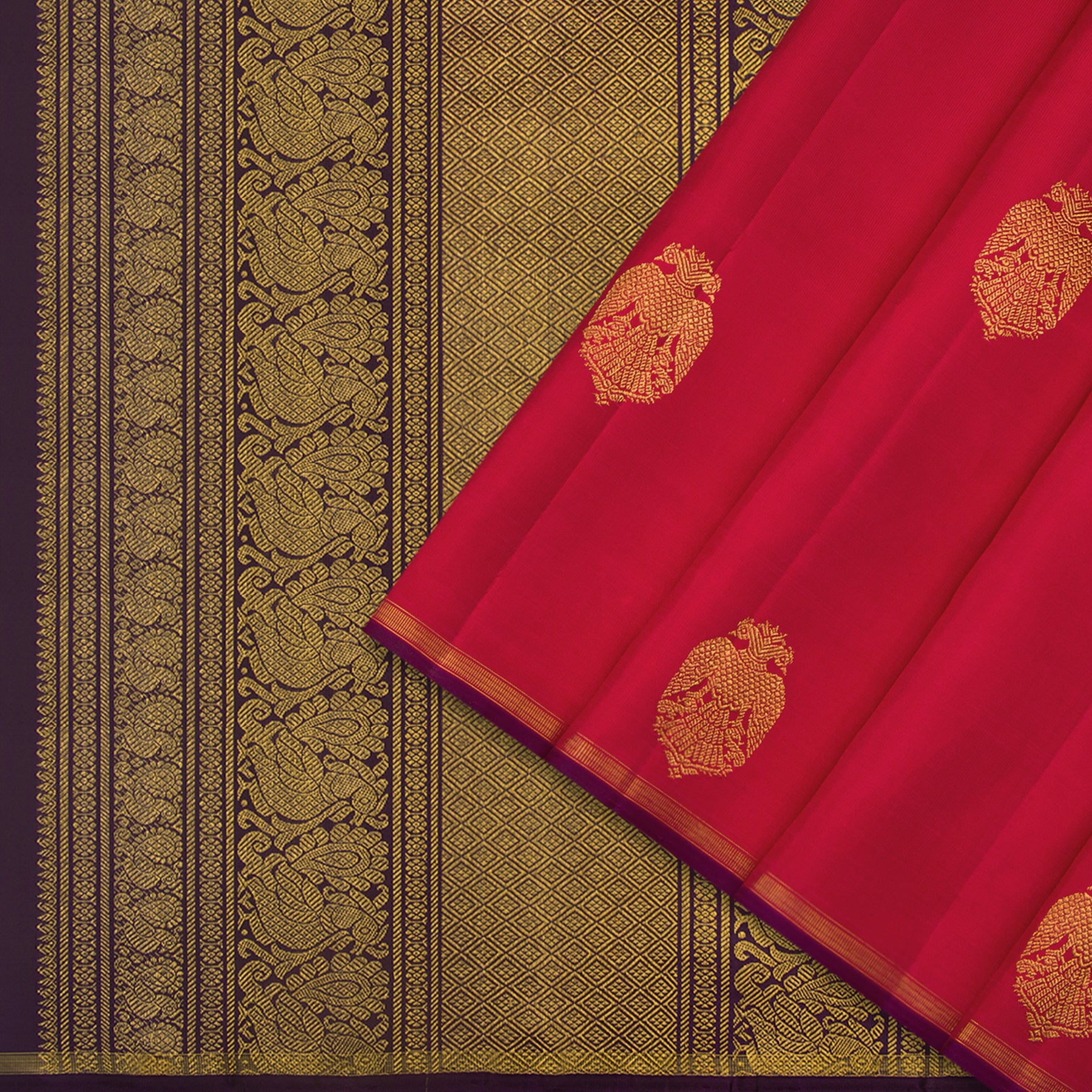 Kanakavalli Kanjivaram Silk Sari 24-595-HS001-09882 - Cover View