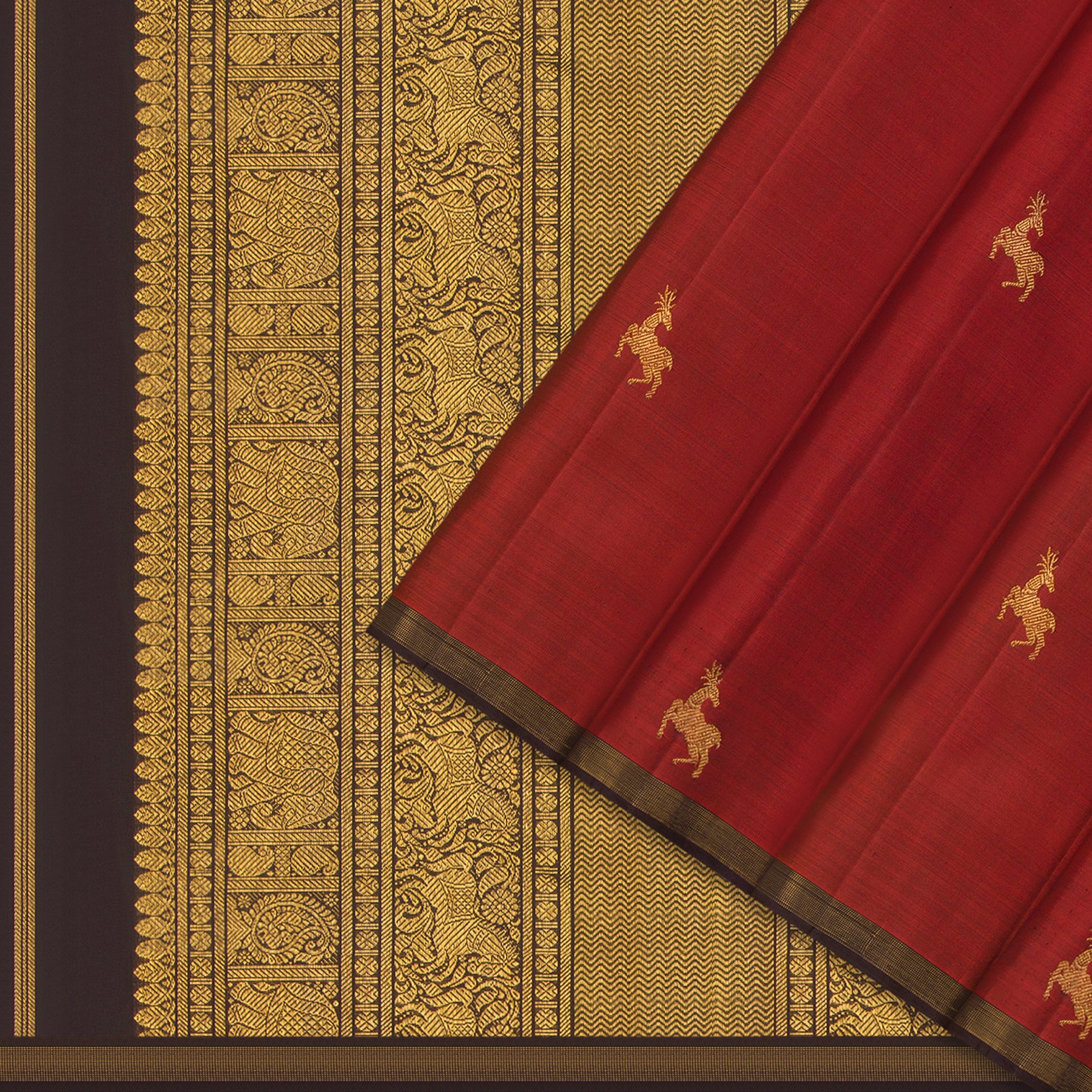 Kanakavalli Kanjivaram Silk Sari 24-595-HS001-09900 - Cover View