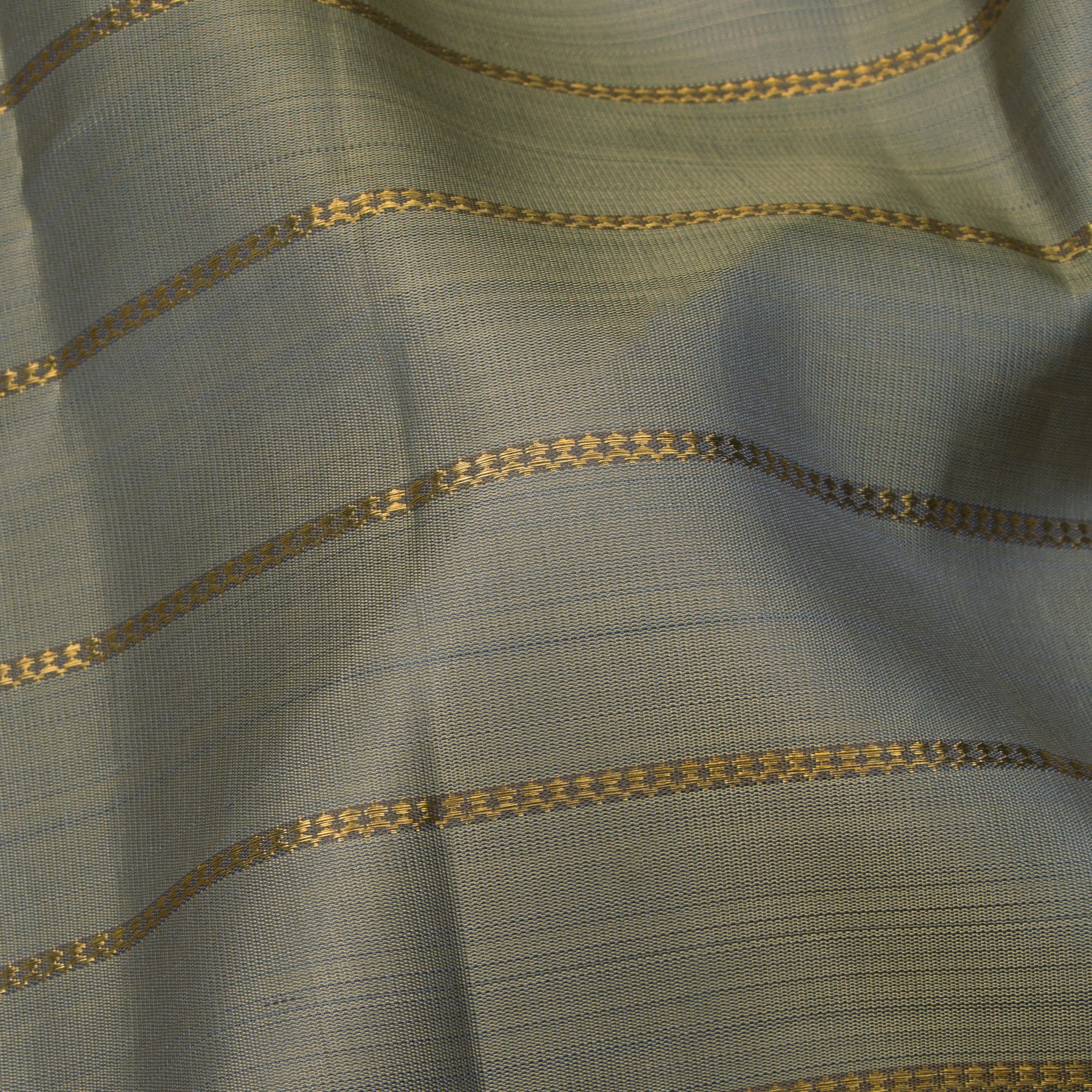 Kanakavalli Kanjivaram Silk Sari 24-595-HS001-09923 - Fabric View