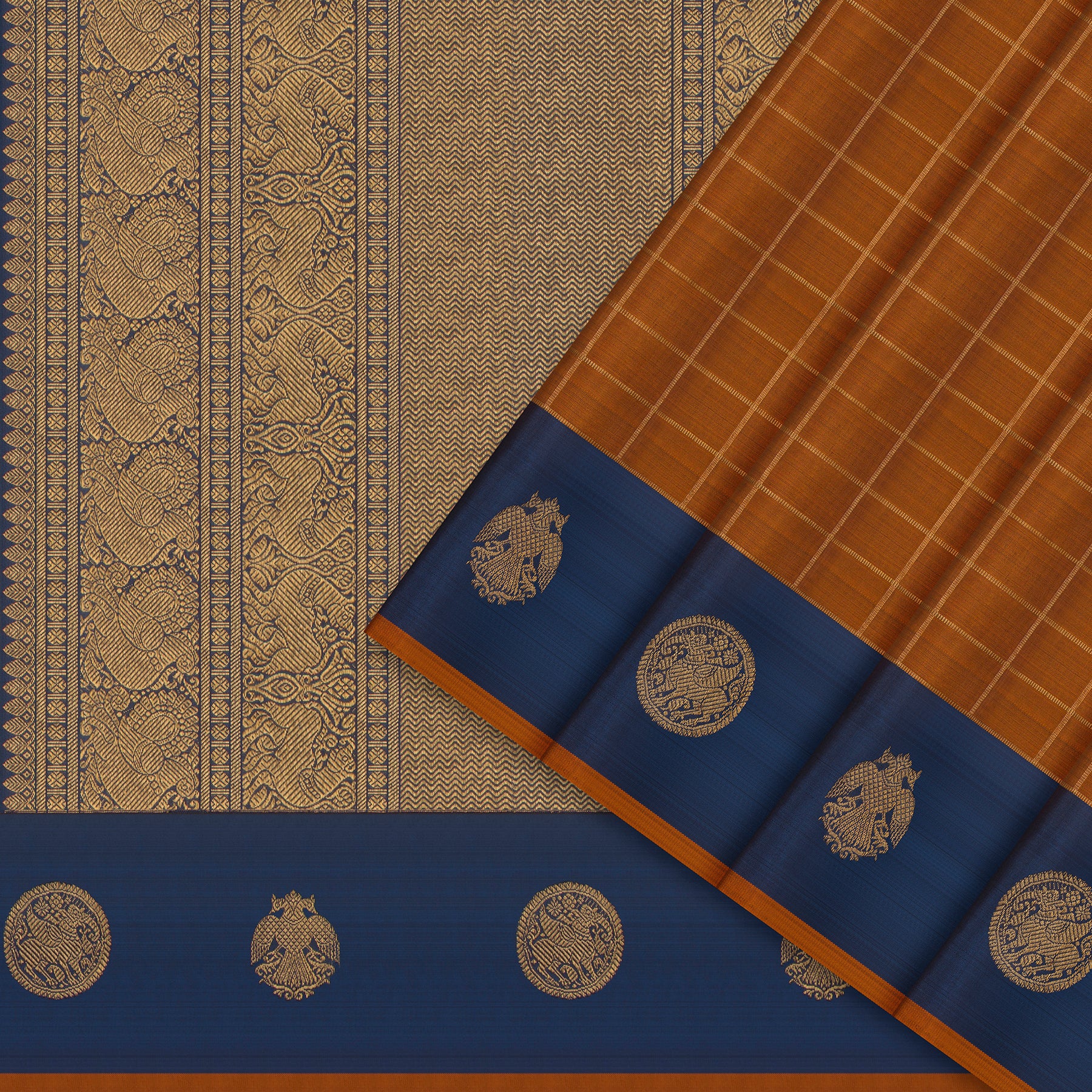 Kanakavalli Kanjivaram Silk Sari 24-595-HS001-09924 - Cover View