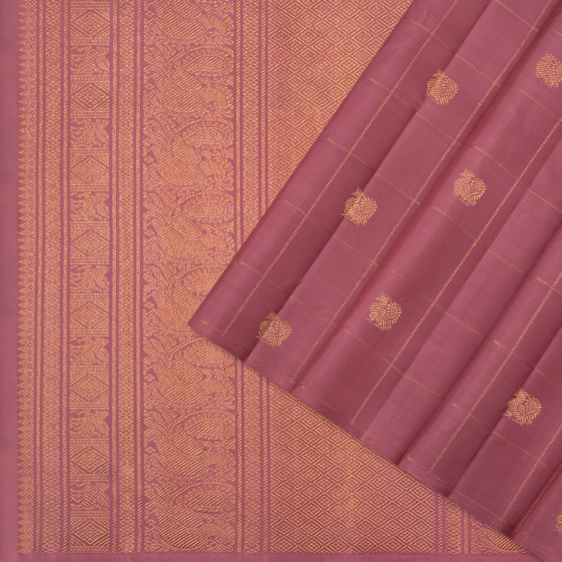 Kanakavalli Kanjivaram Silk Sari 24-595-HS001-09956 - Cover View