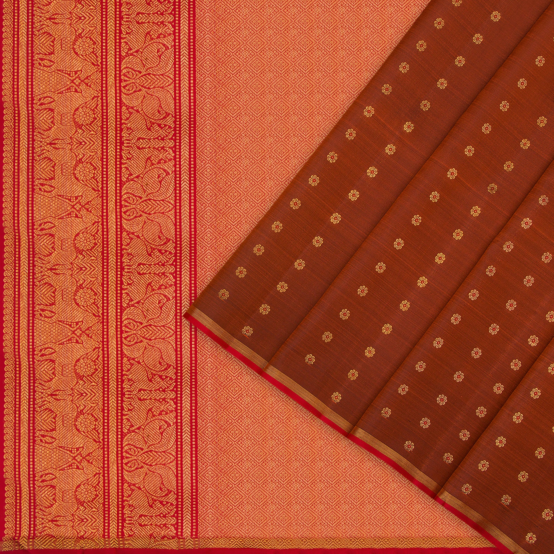 Kanakavalli Kanjivaram Silk Sari 24-595-HS001-09977 - Cover View