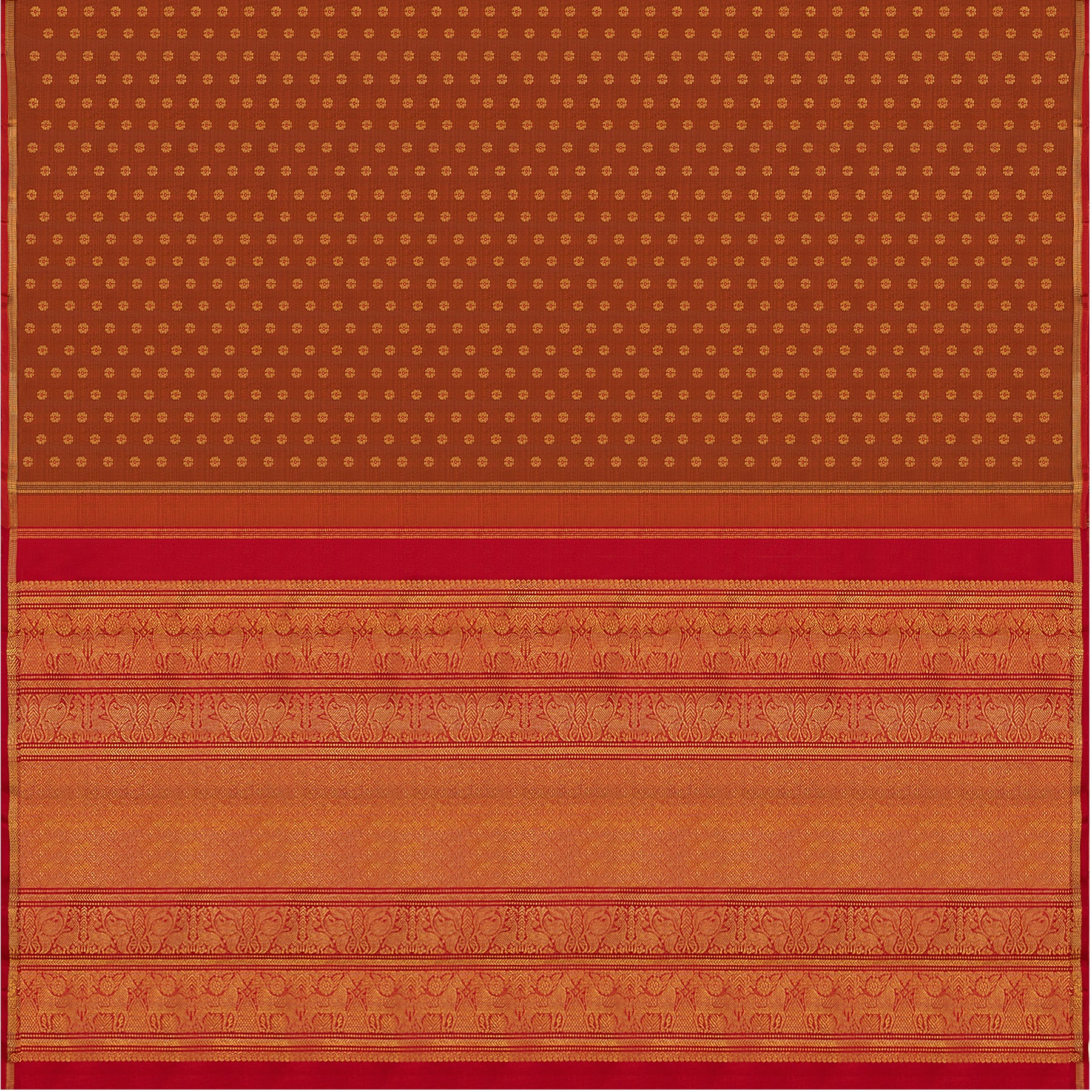 Kanakavalli Kanjivaram Silk Sari 24-595-HS001-09977 - Full View