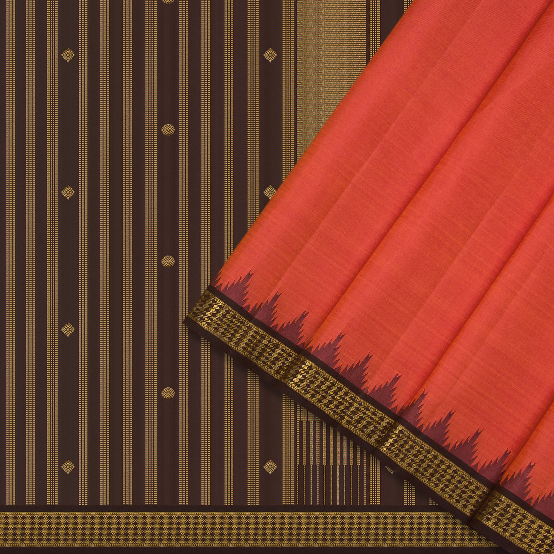 Kanakavalli Kanjivaram Silk Sari 24-595-HS001-09990 - Cover View