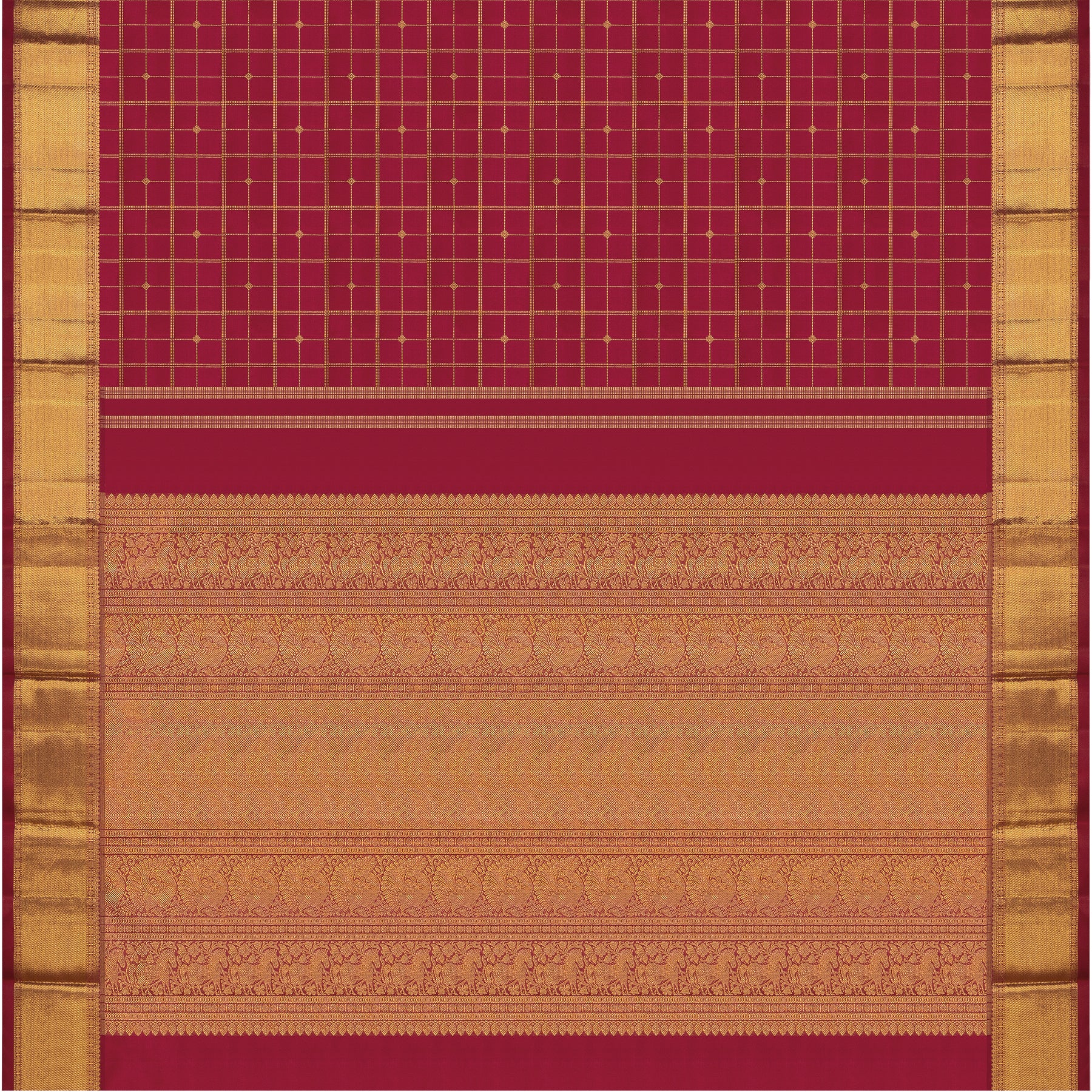 Kanakavalli Kanjivaram Silk Sari 24-595-HS001-09992 - Full View