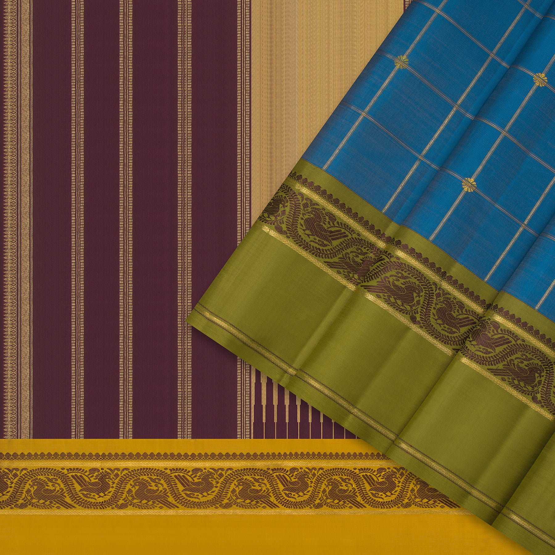 Kanakavalli Kanjivaram Silk Sari 24-595-HS001-09994 - Cover View