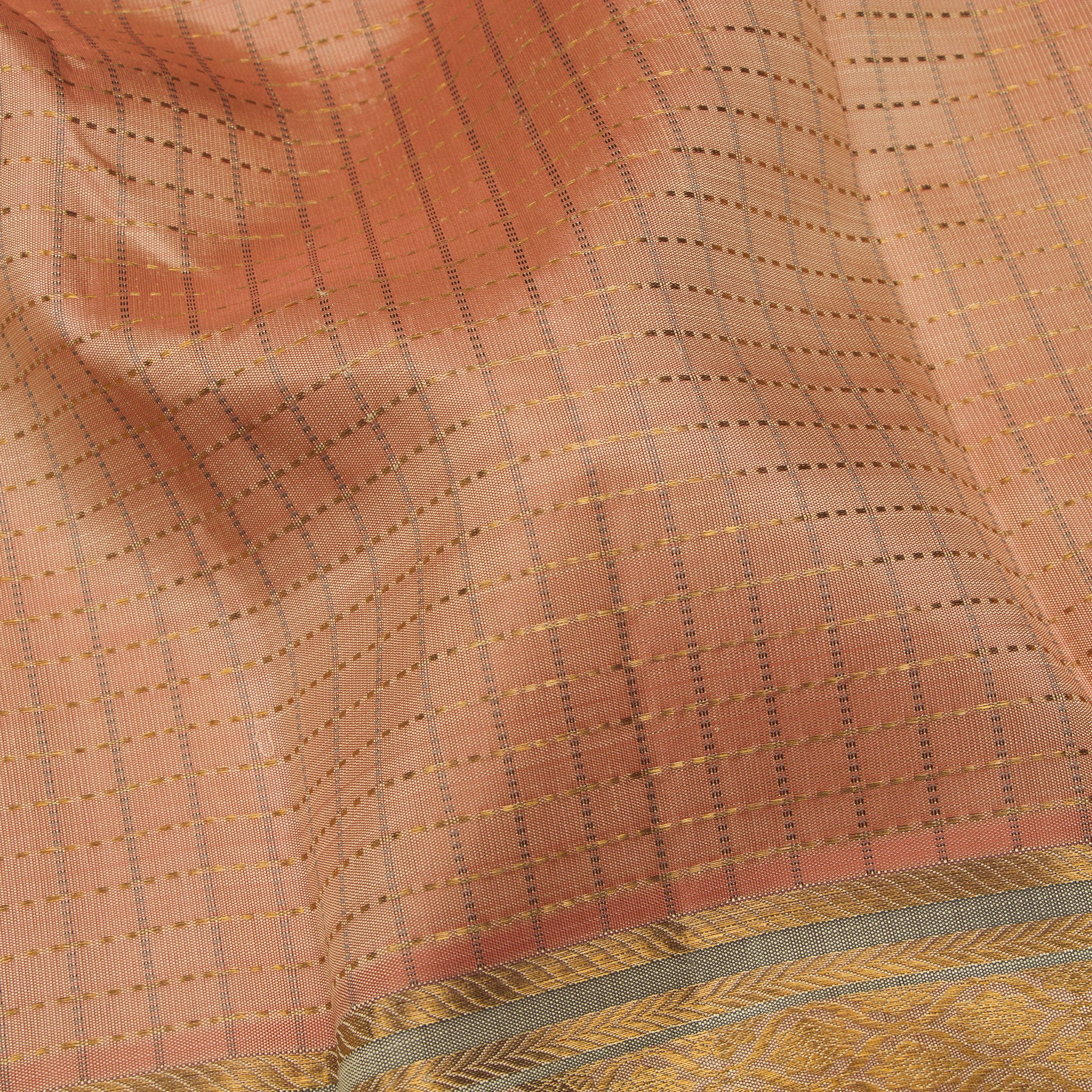 Kanakavalli Kanjivaram Silk Sari 24-595-HS001-09999 - Fabric View