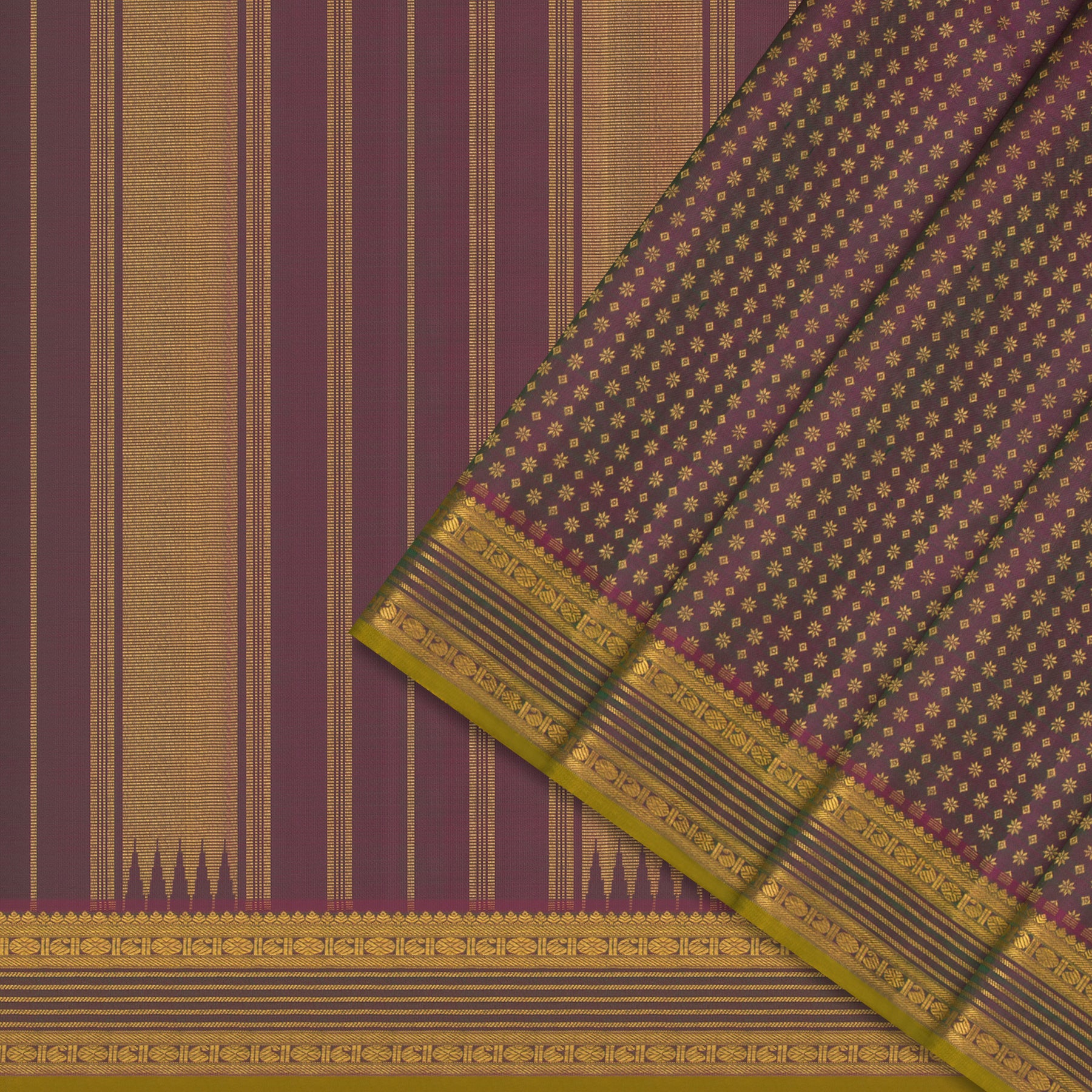 Kanakavalli Kanjivaram Silk Sari 24-595-HS001-10005 - Cover View