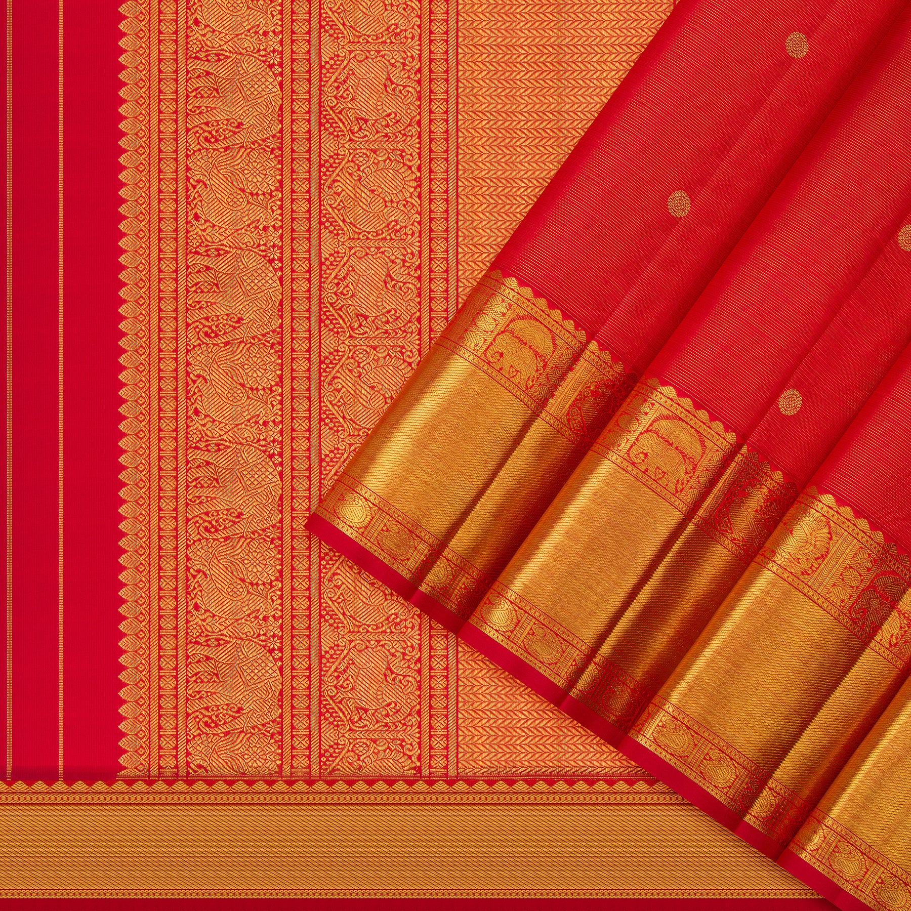 Kanakavalli Kanjivaram Silk Sari 24-595-HS001-10008 - Cover View