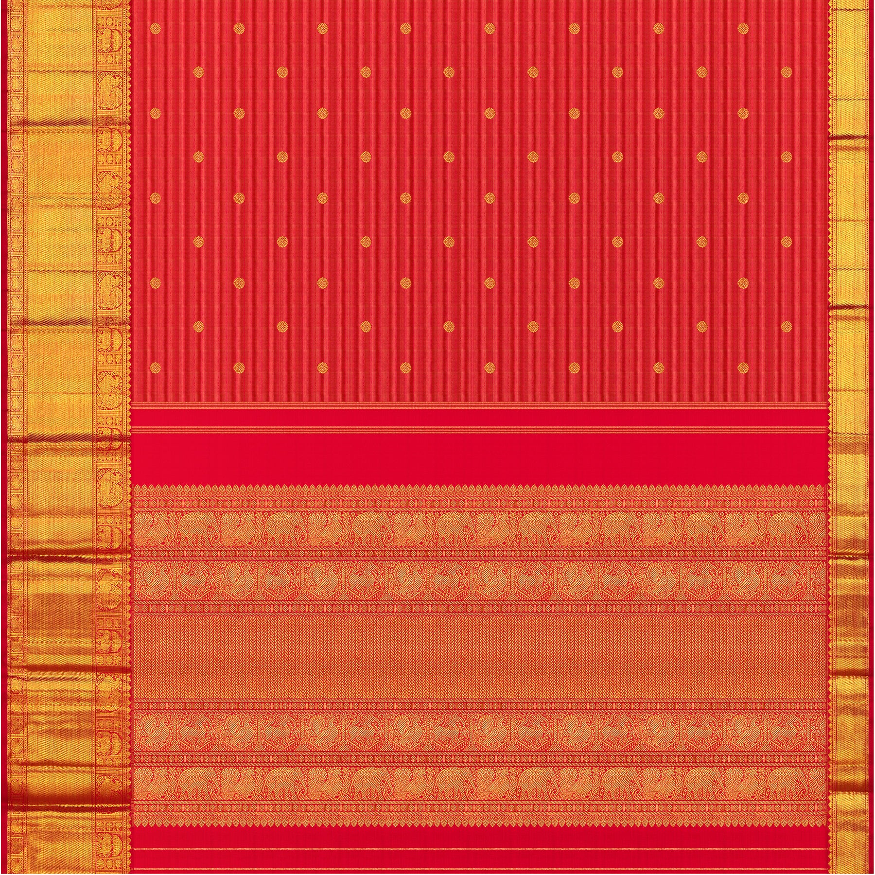 Kanakavalli Kanjivaram Silk Sari 24-595-HS001-10008 - Full View