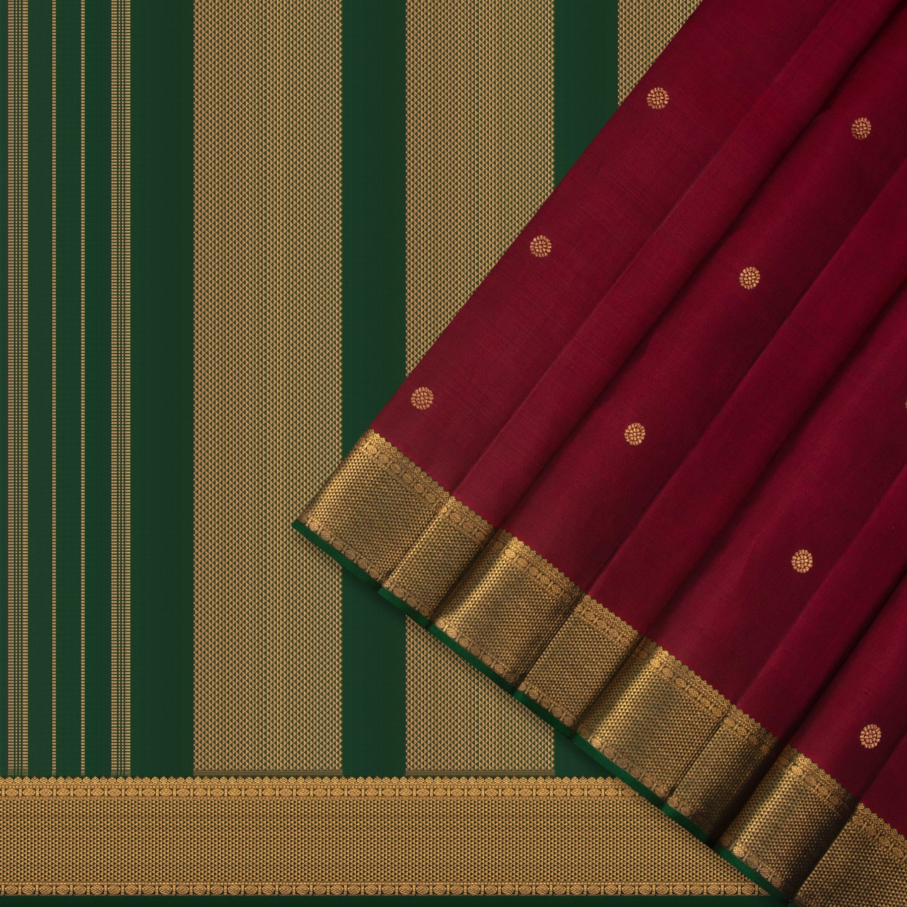 Kanakavalli Kanjivaram Silk Sari 24-595-HS001-10592 - Cover View