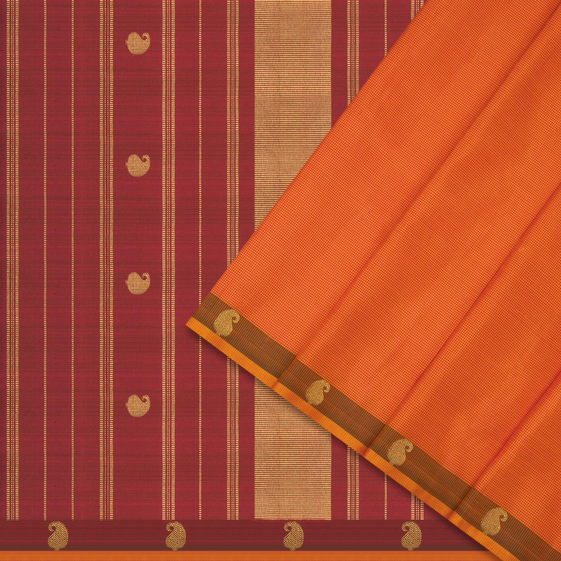 Kanakavalli Kanjivaram Silk Sari 24-595-HS001-10989 - Cover View