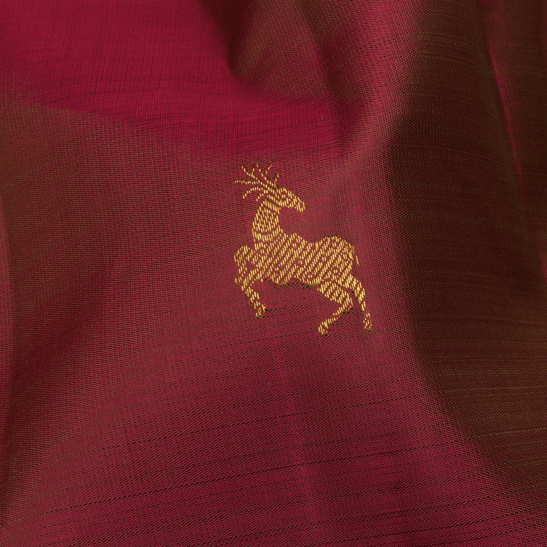 Kanakavalli Kanjivaram Silk Sari 24-595-HS001-11006 - Fabric View