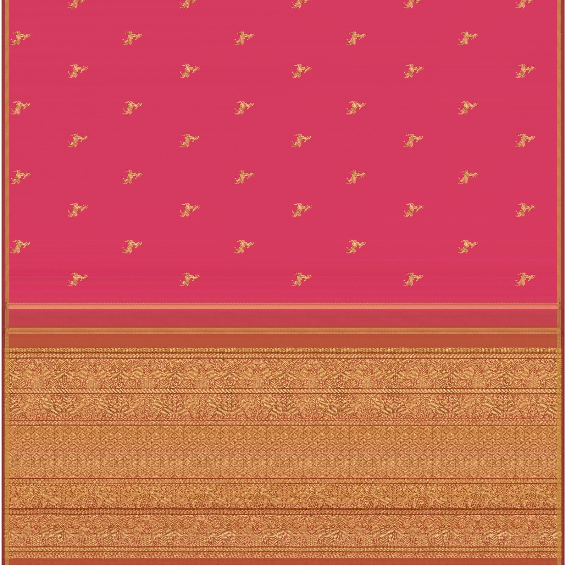 Kanakavalli Kanjivaram Silk Sari 24-595-HS001-11018 - Full View