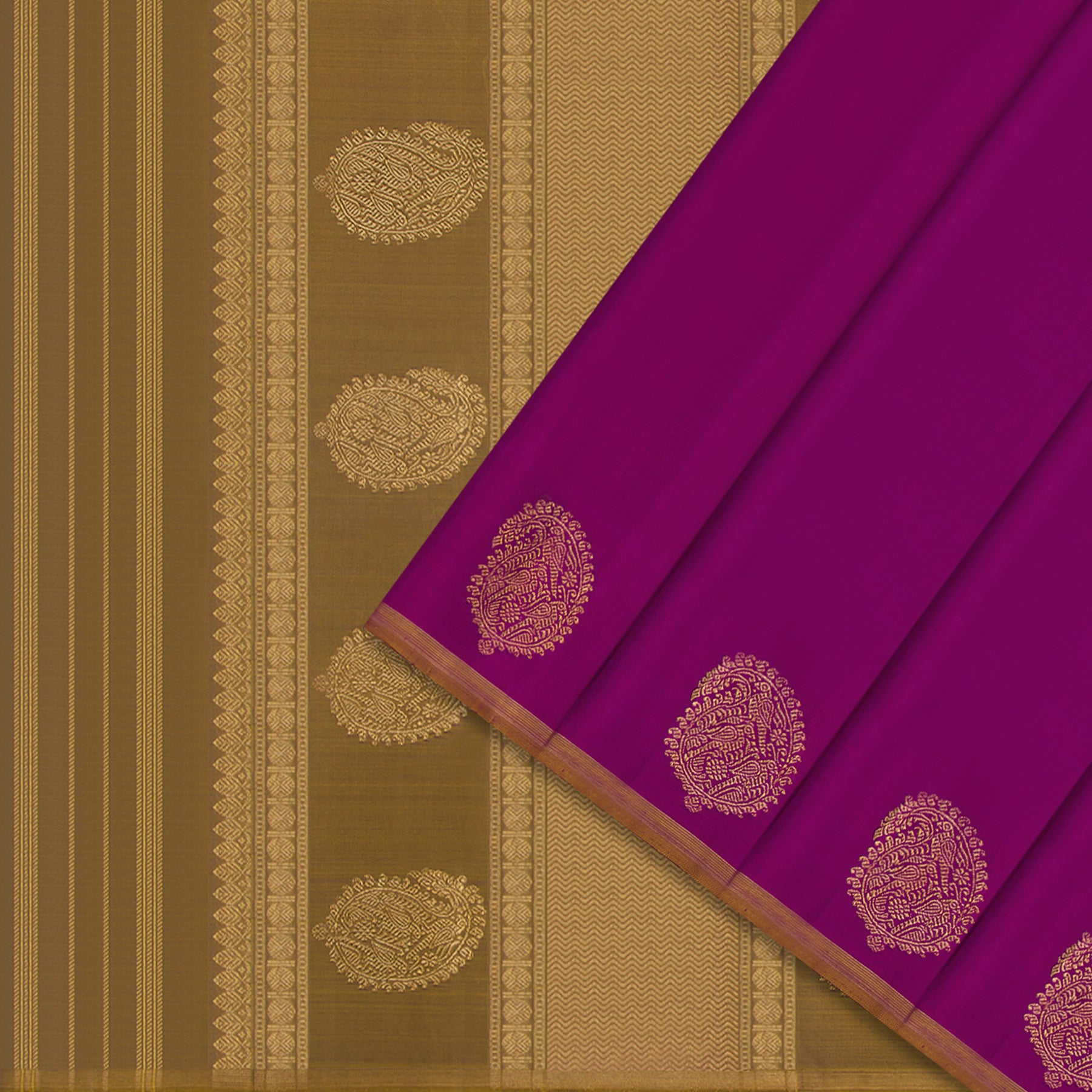 Kanakavalli Kanjivaram Silk Sari 24-595-HS001-11038 - Cover View