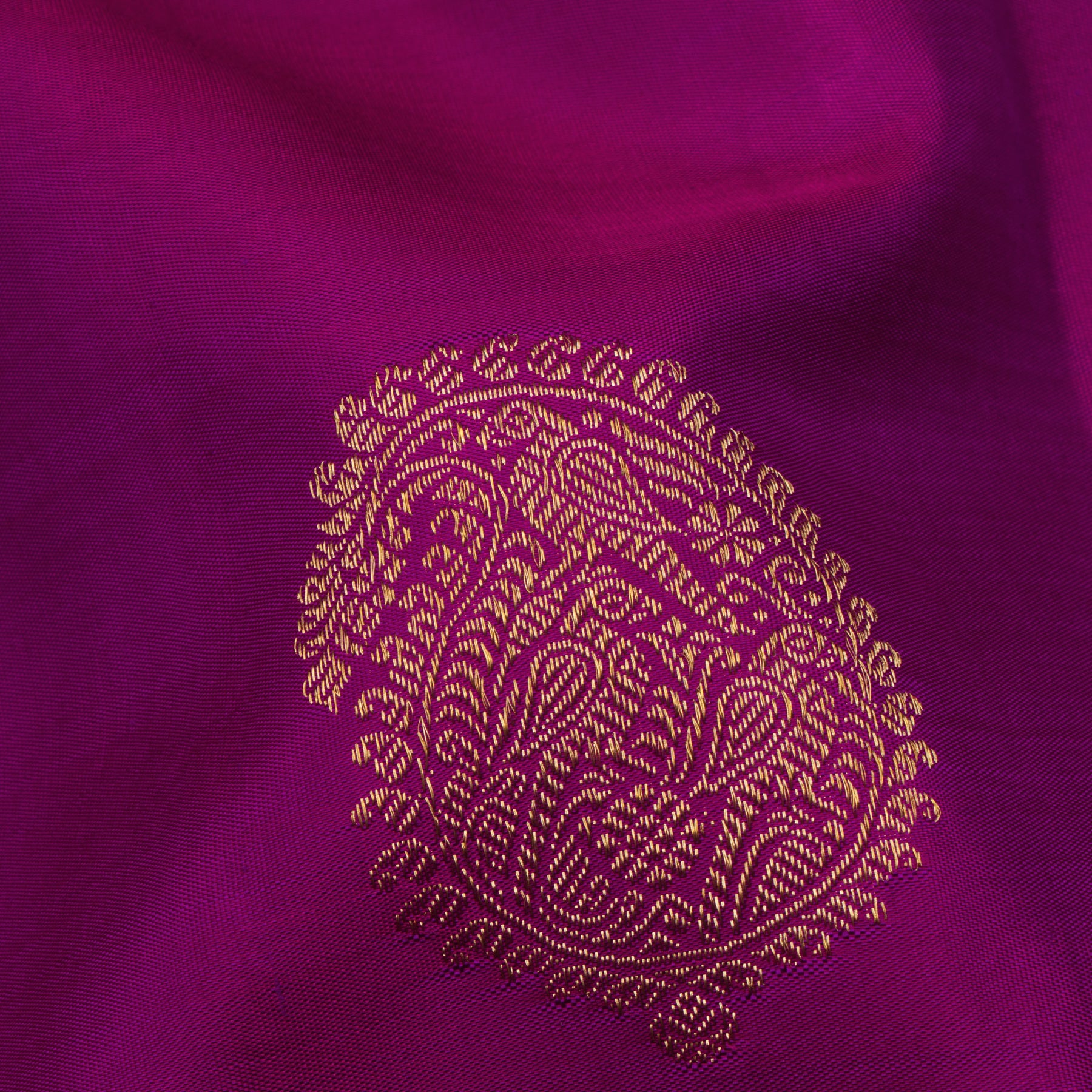 Kanakavalli Kanjivaram Silk Sari 24-595-HS001-11038 - Fabric View