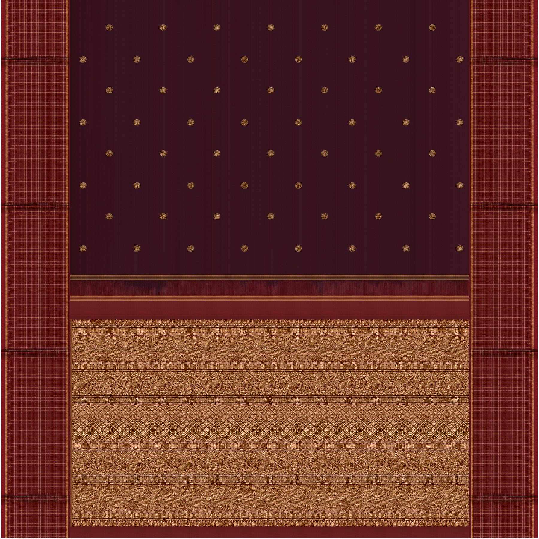 Kanakavalli Kanjivaram Silk Sari 24-595-HS001-11050 - Full View