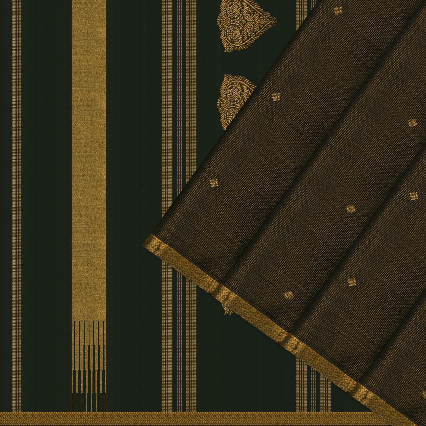 Kanakavalli Kanjivaram Silk Sari 24-595-HS001-11111 - Cover View