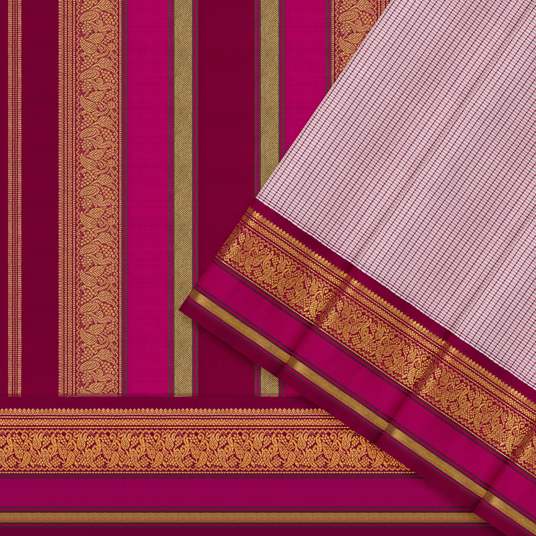 Kanakavalli Kanjivaram Silk Sari 24-595-HS001-11129 - Cover View