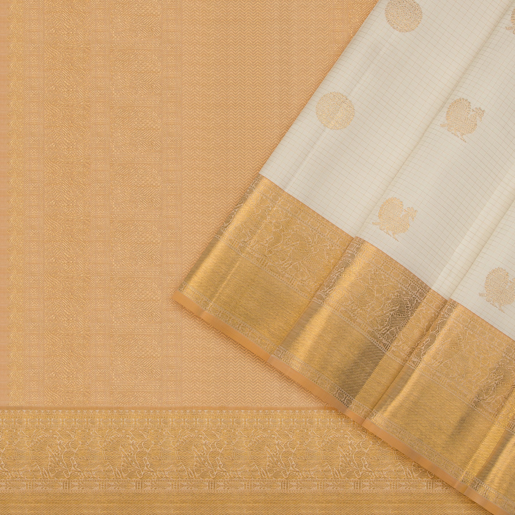 Kanakavalli Kanjivaram Silk Sari 24-595-HS001-11134 - Cover View