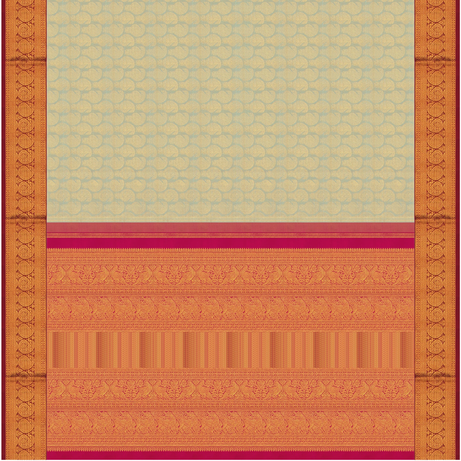 Kanakavalli Kanjivaram Silk Sari 24-595-HS001-11155 - Full View