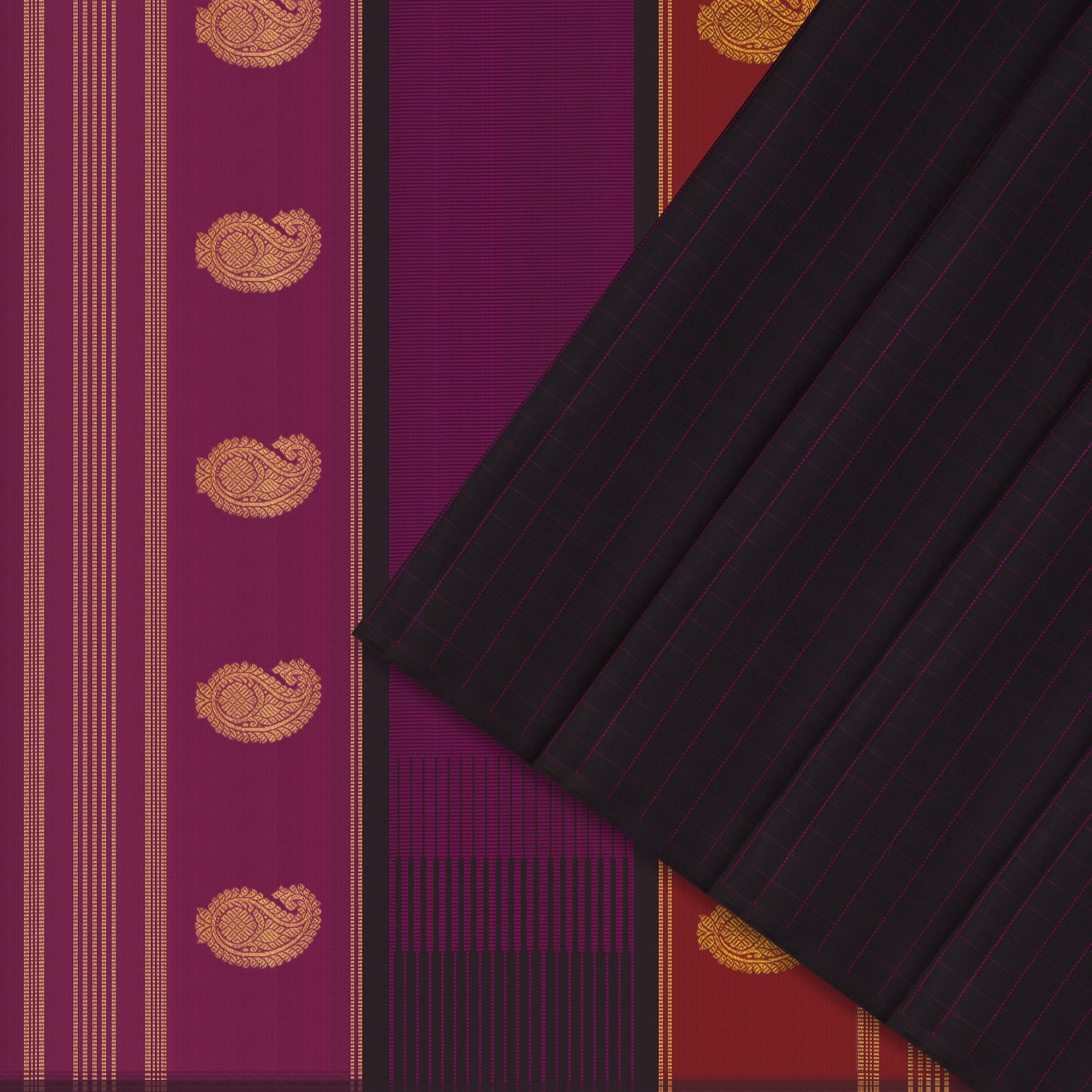 Kanakavalli Kanjivaram Silk Sari 24-595-HS001-11203 - Cover View