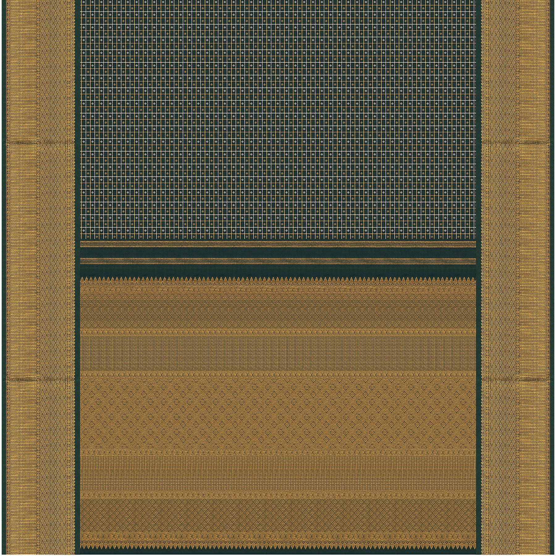 Kanakavalli Kanjivaram Silk Sari 24-595-HS001-11205 - Full View
