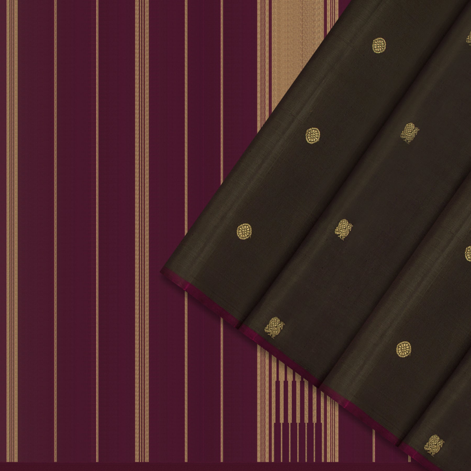 Kanakavalli Kanjivaram Silk Sari 24-595-HS001-11429 - Cover View