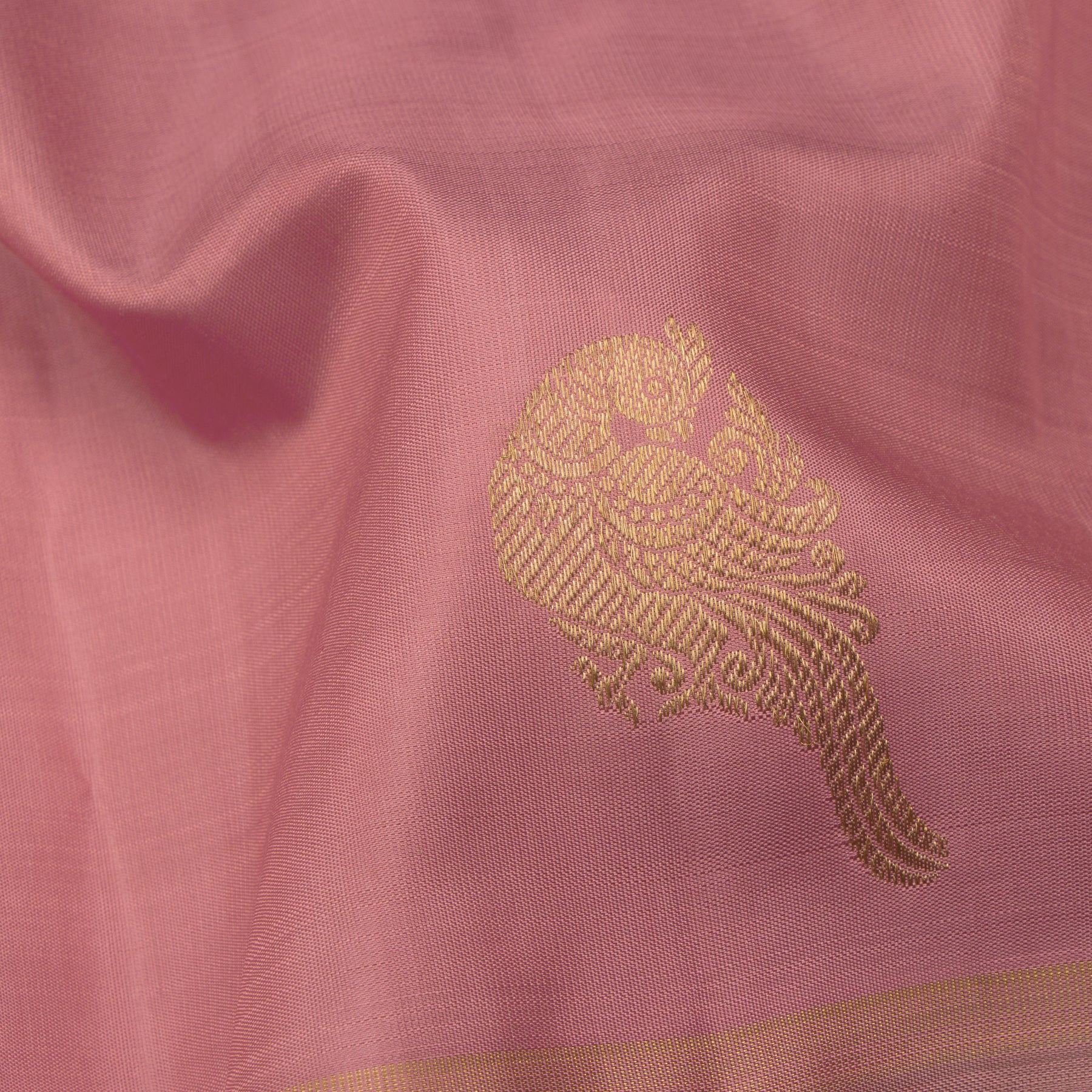 Kanakavalli Kanjivaram Silk Sari 24-595-HS001-11436 - Fabric View