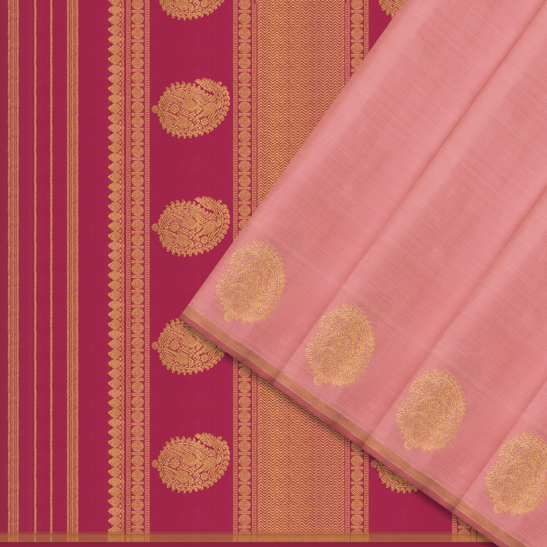 Kanakavalli Kanjivaram Silk Sari 24-595-HS001-11446 - Cover View