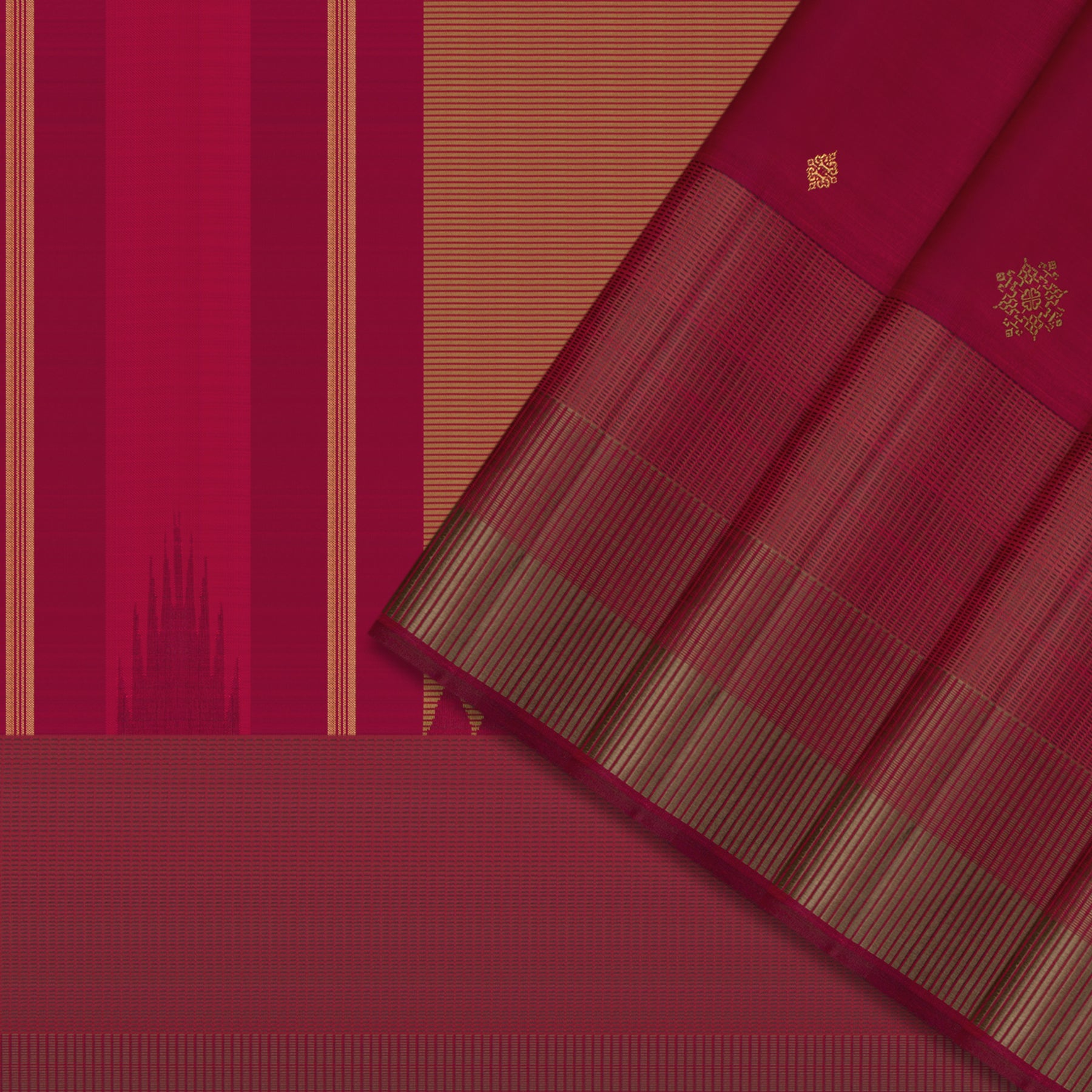 Kanakavalli Kanjivaram Silk Sari 24-595-HS001-11475 - Cover View