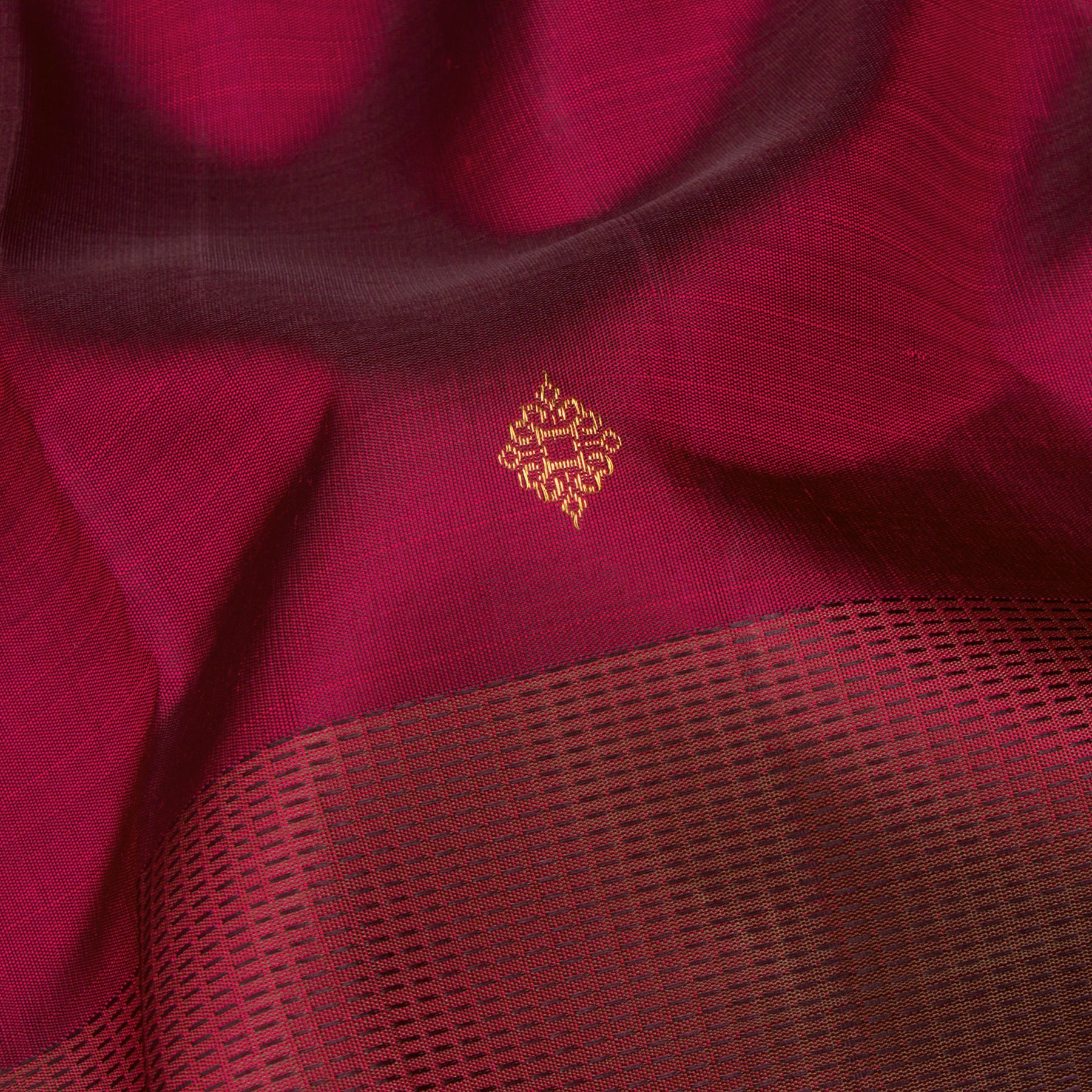 Kanakavalli Kanjivaram Silk Sari 24-595-HS001-11475 - Fabric View