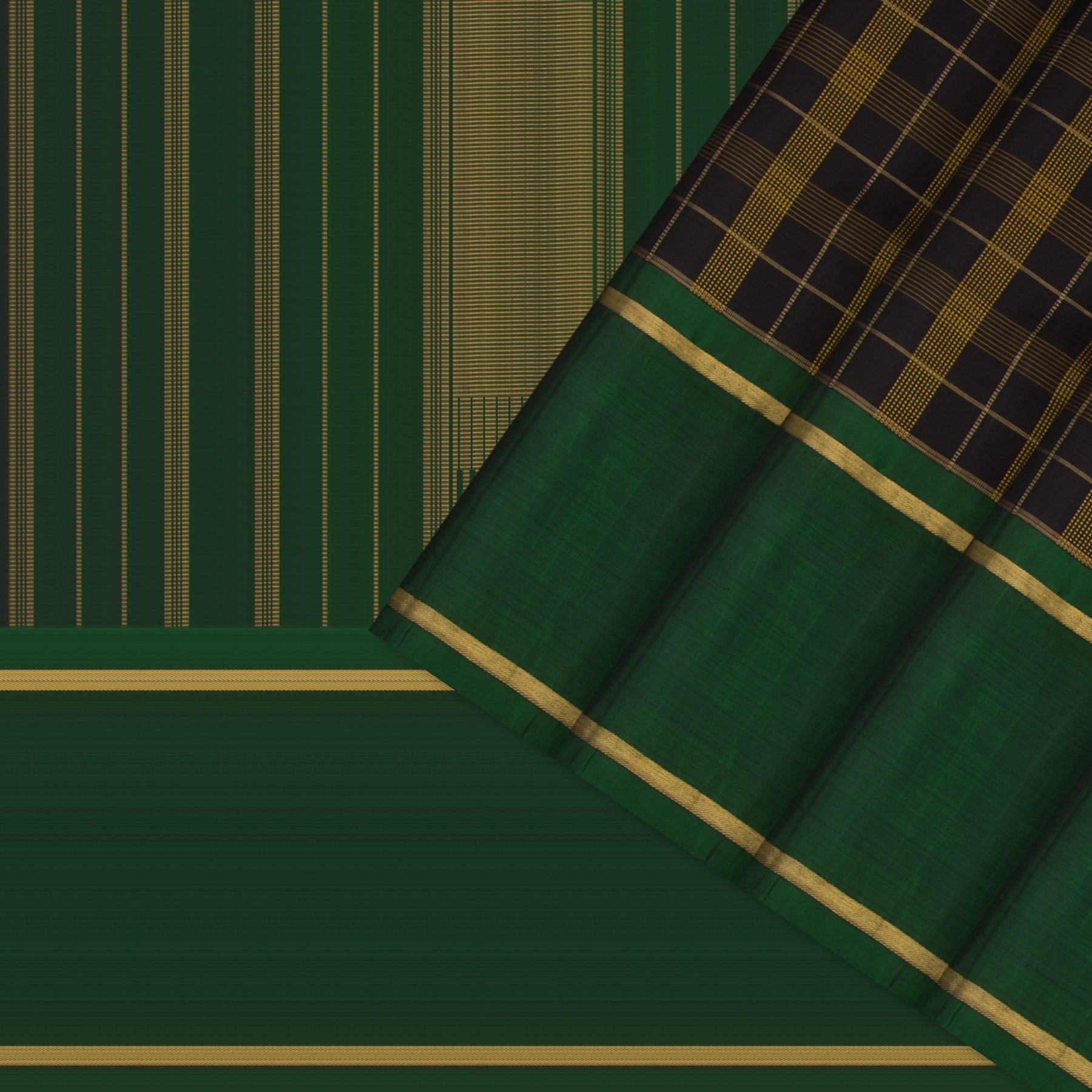 Kanakavalli Kanjivaram Silk Sari 24-595-HS001-11484 - Cover View 