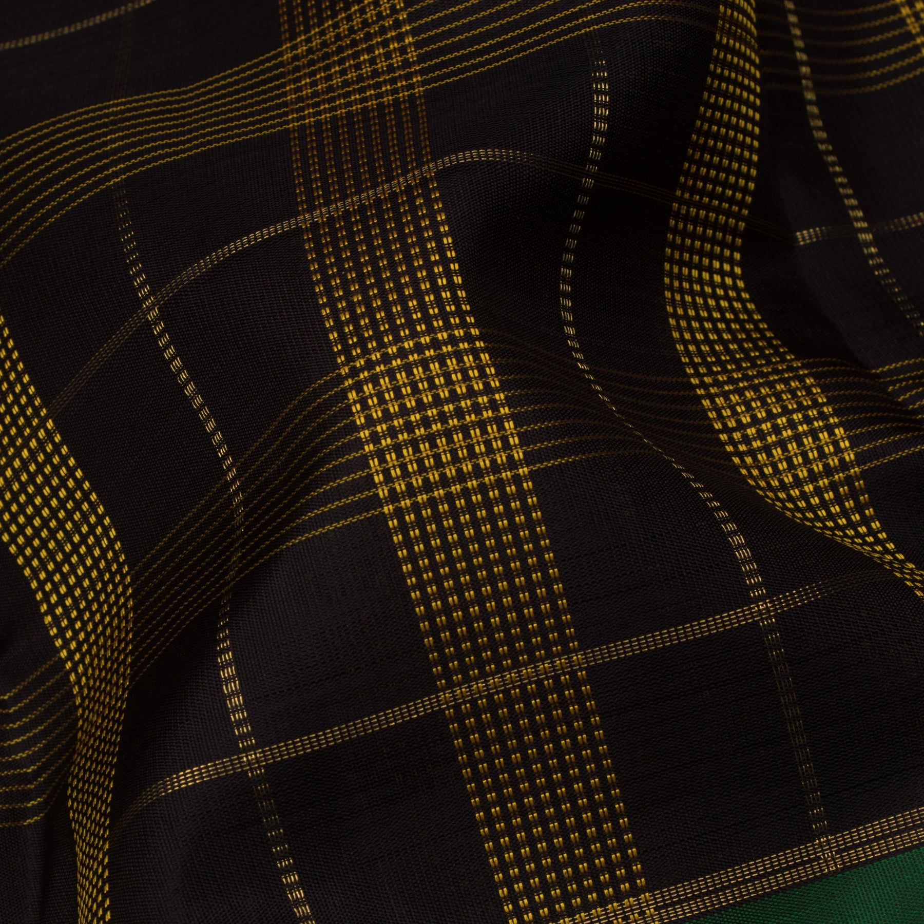 Kanakavalli Kanjivaram Silk Sari 24-595-HS001-11484 - Fabric View 