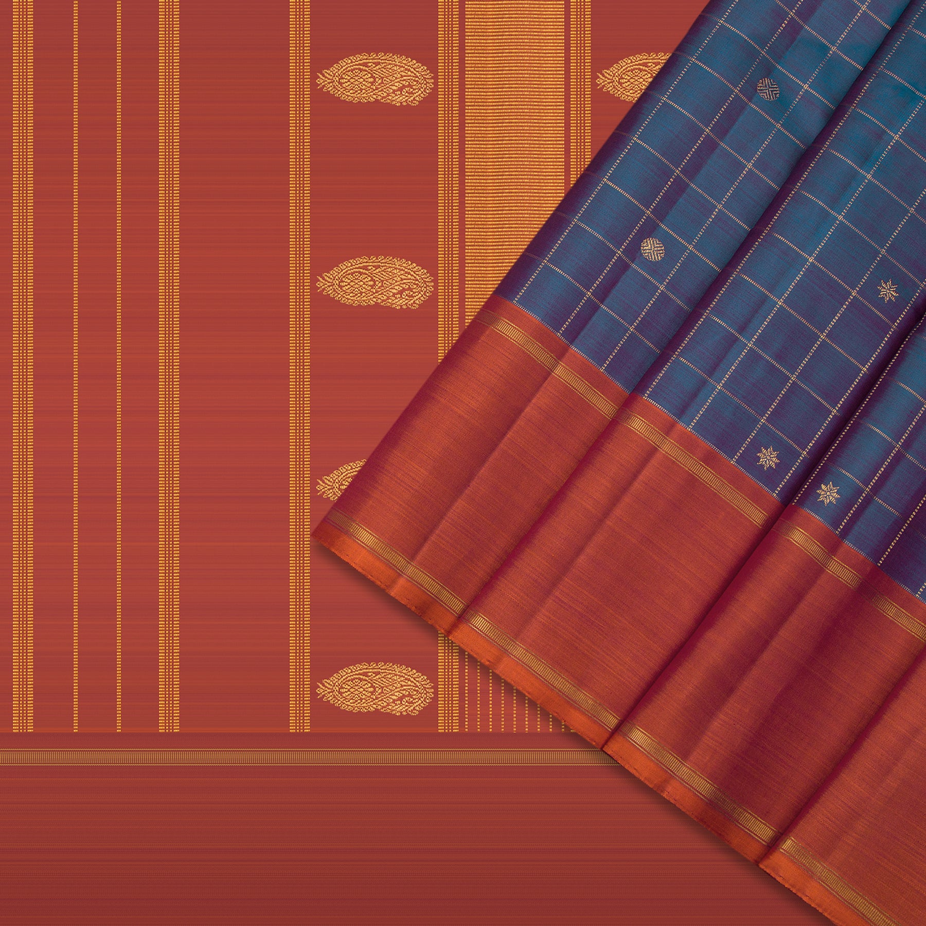 Kanakavalli Kanjivaram Silk Sari 24-595-HS001-11489 - Cover View