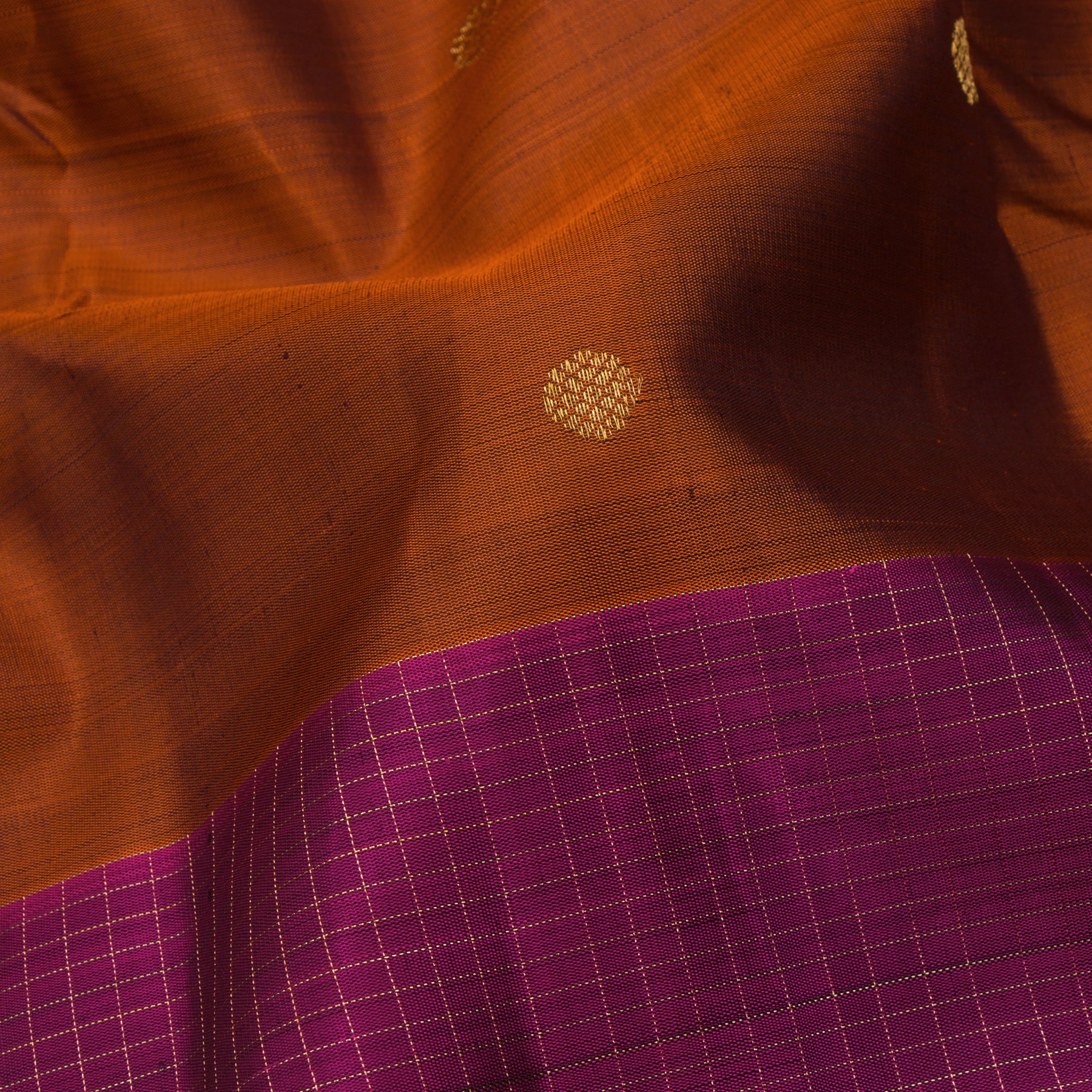 Kanakavalli Kanjivaram Silk Sari 24-595-HS001-11494 - Fabric View