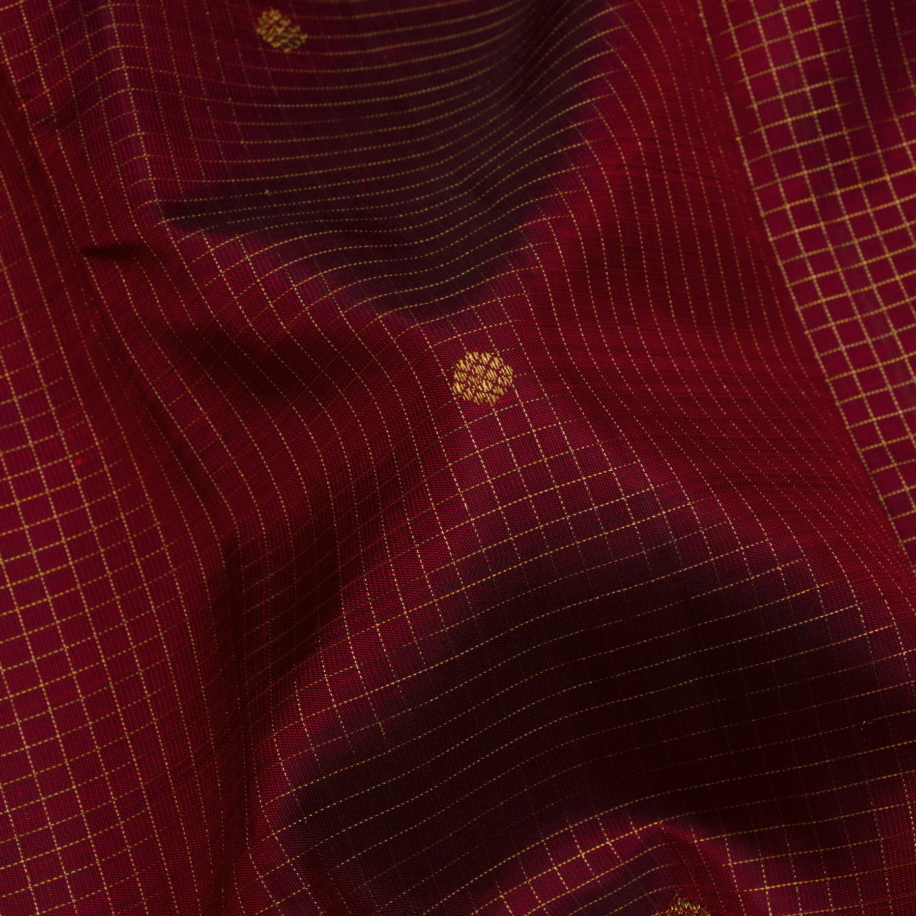 Kanakavalli Kanjivaram Silk Sari 24-595-HS001-11515 - Fabric View