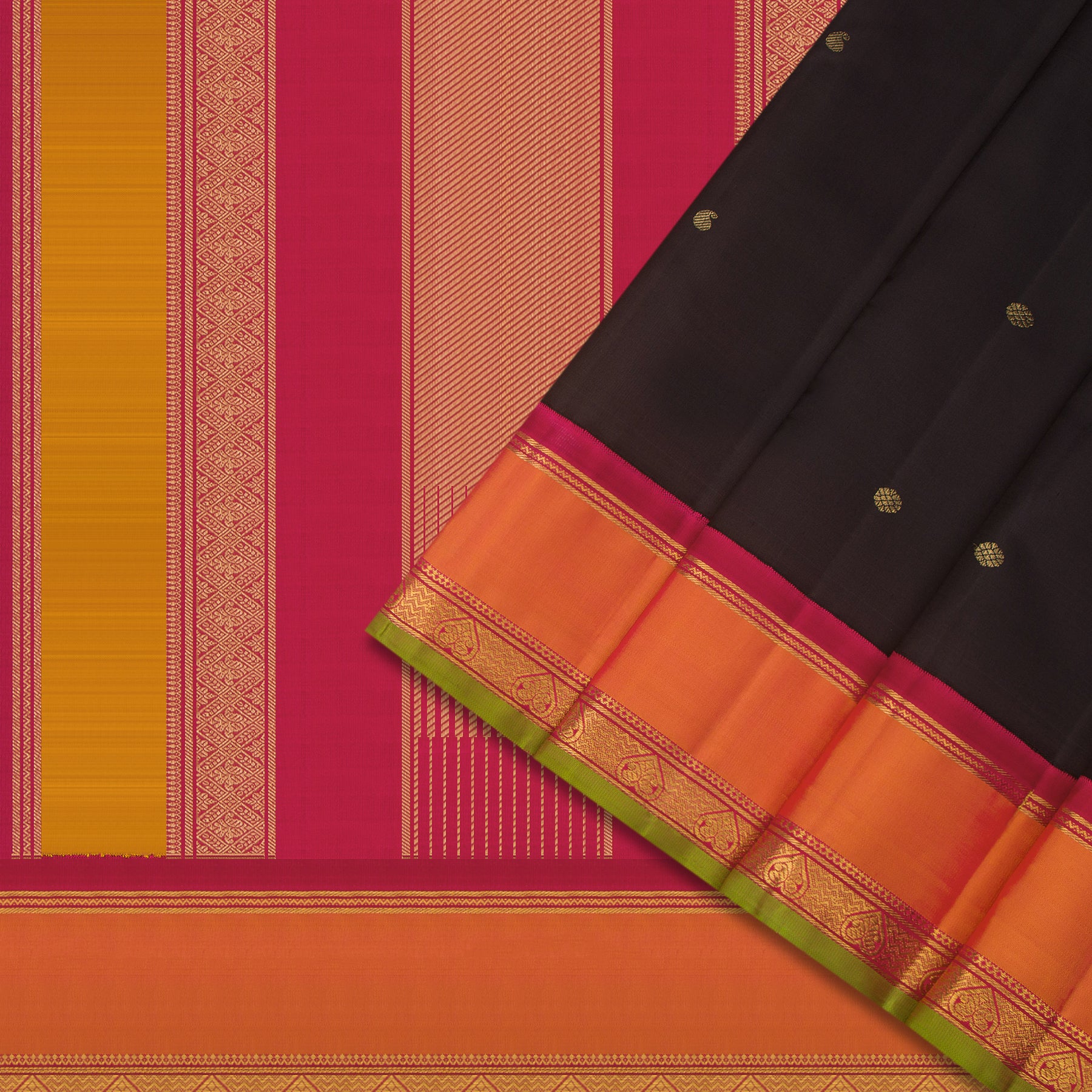 Kanakavalli Kanjivaram Silk Sari 24-595-HS001-11516 - Cover View