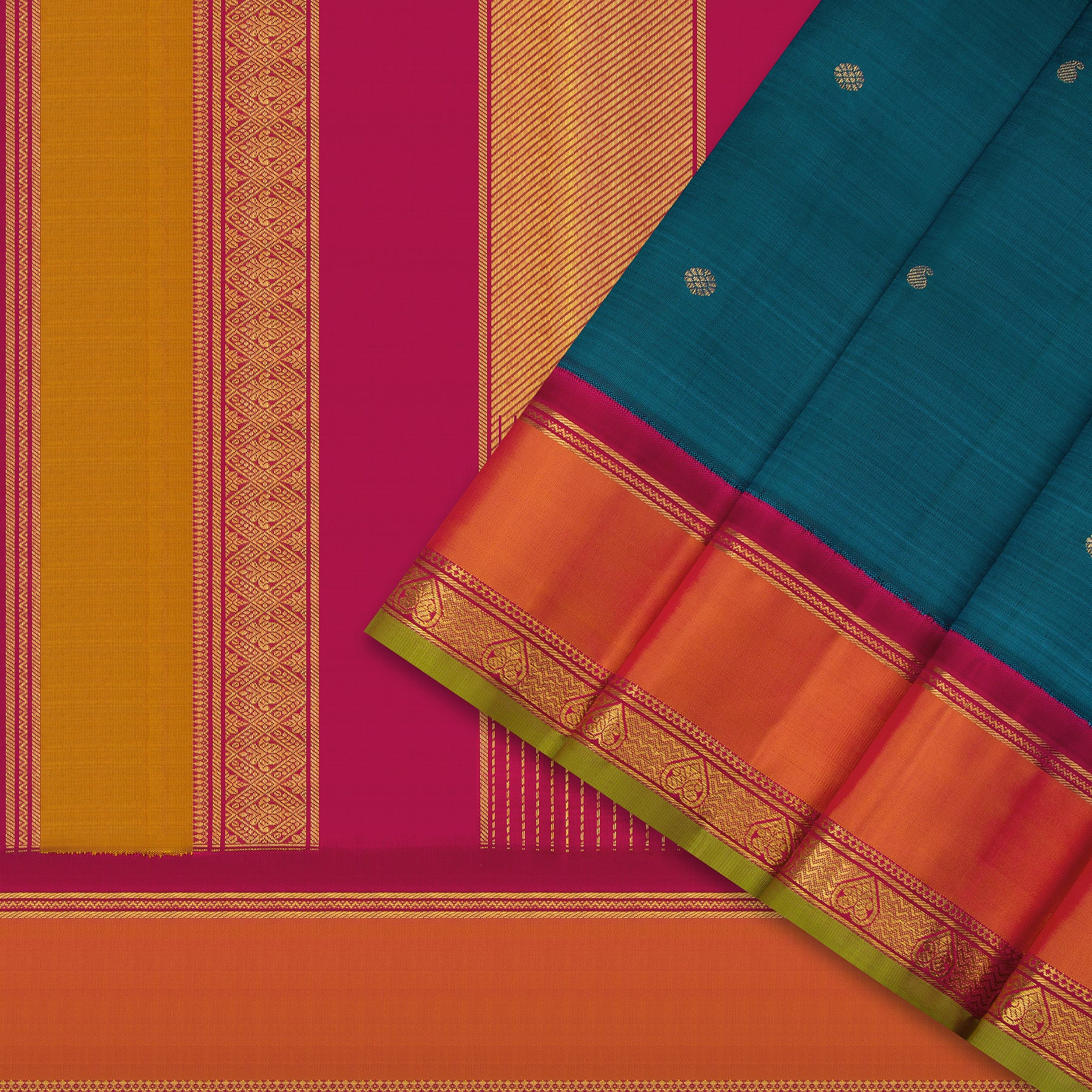 Kanakavalli Kanjivaram Silk Sari 24-595-HS001-11521 - Cover View