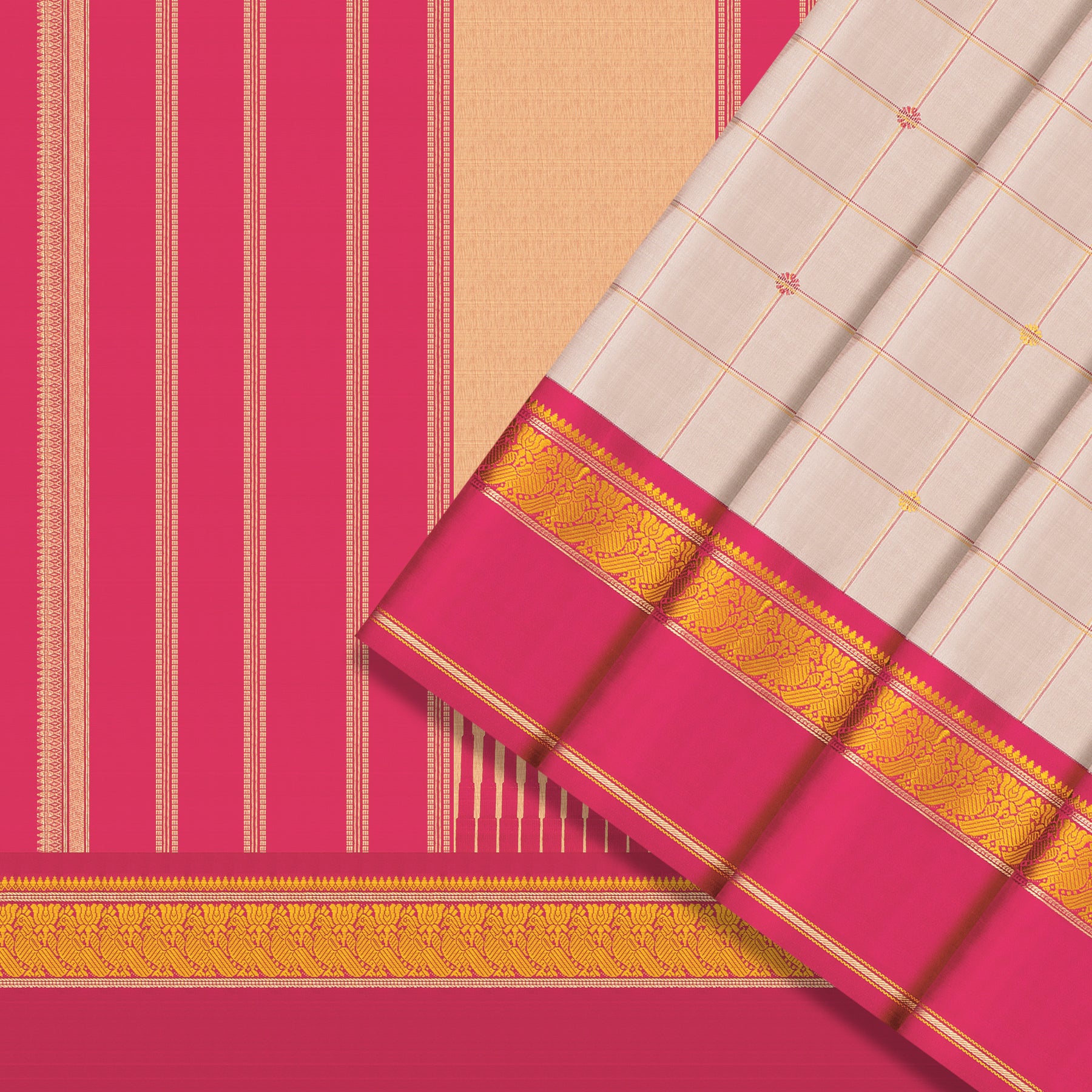 Kanakavalli Kanjivaram Silk Sari 24-595-HS001-11524 - Cover View