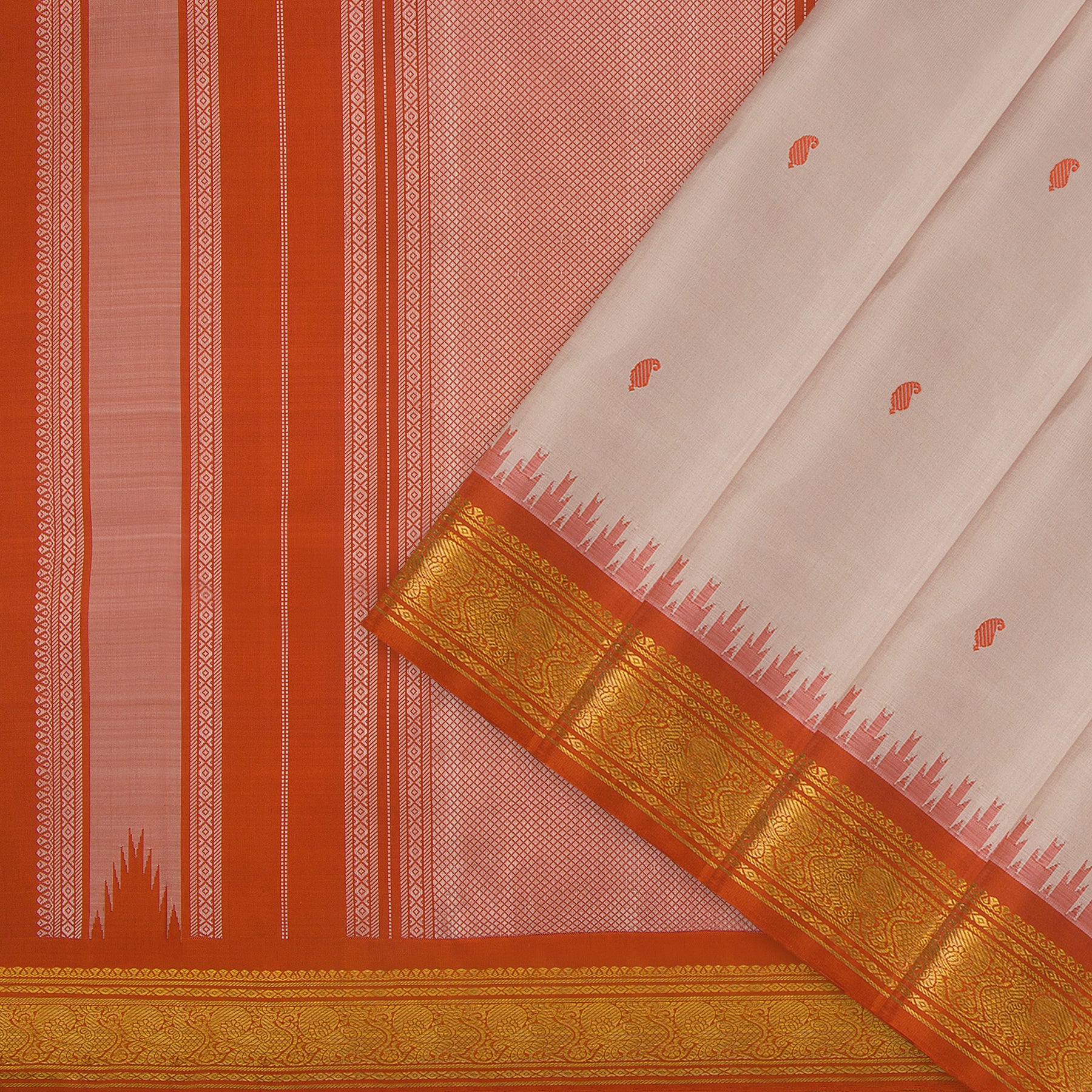 Kanakavalli Kanjivaram Silk Sari 24-595-HS001-11526 - Cover View