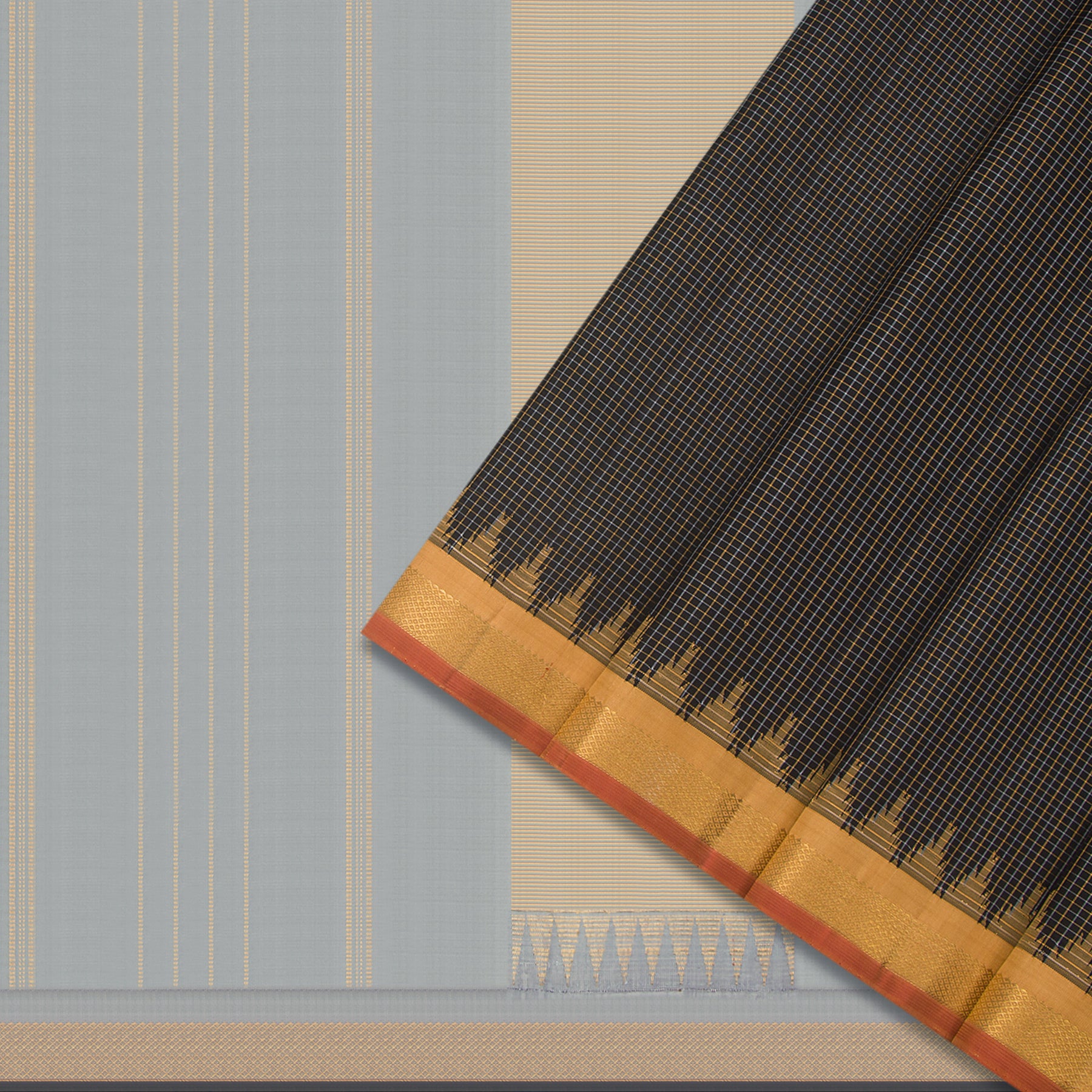 Kanakavalli Kanjivaram Silk Sari 24-595-HS001-11527 - Cover View