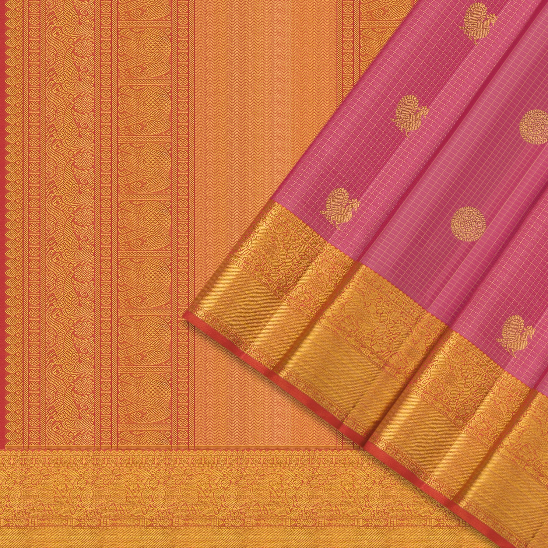 Kanakavalli Kanjivaram Silk Sari 24-595-HS001-11563 - Cover View