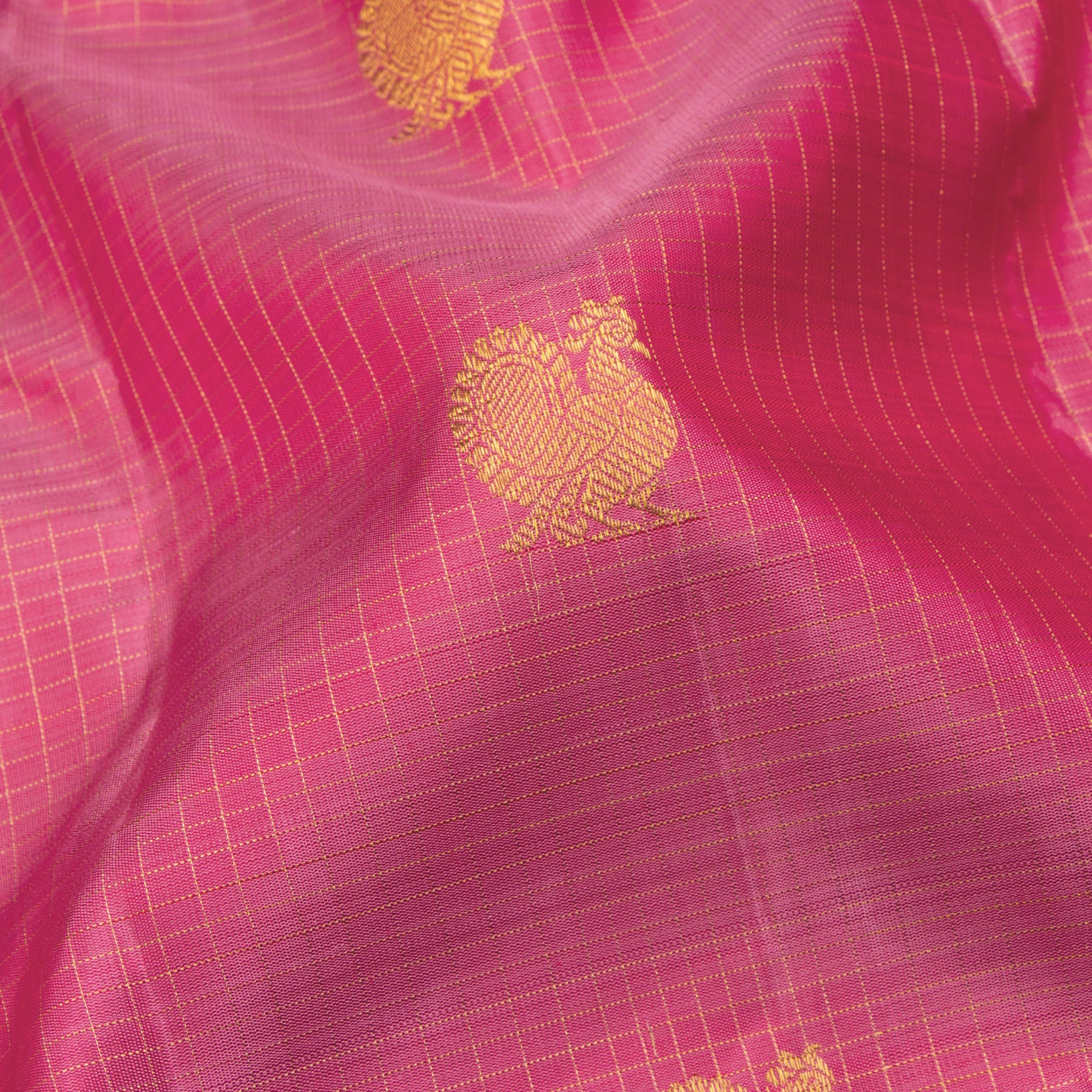 Kanakavalli Kanjivaram Silk Sari 24-595-HS001-11563 - Fabric View