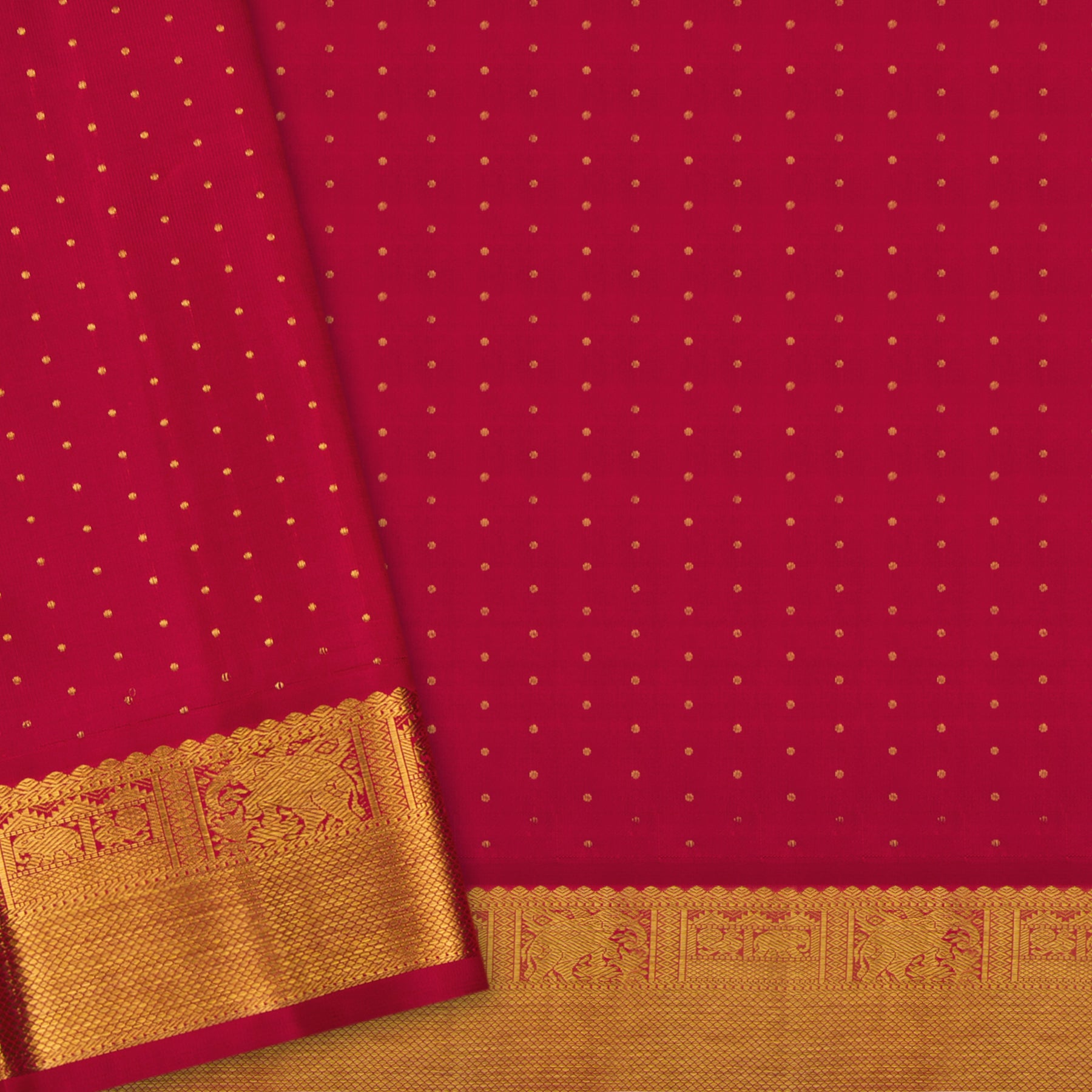 Kanakavalli Kanjivaram Silk Sari 24-595-HS001-11571 - Blouse View