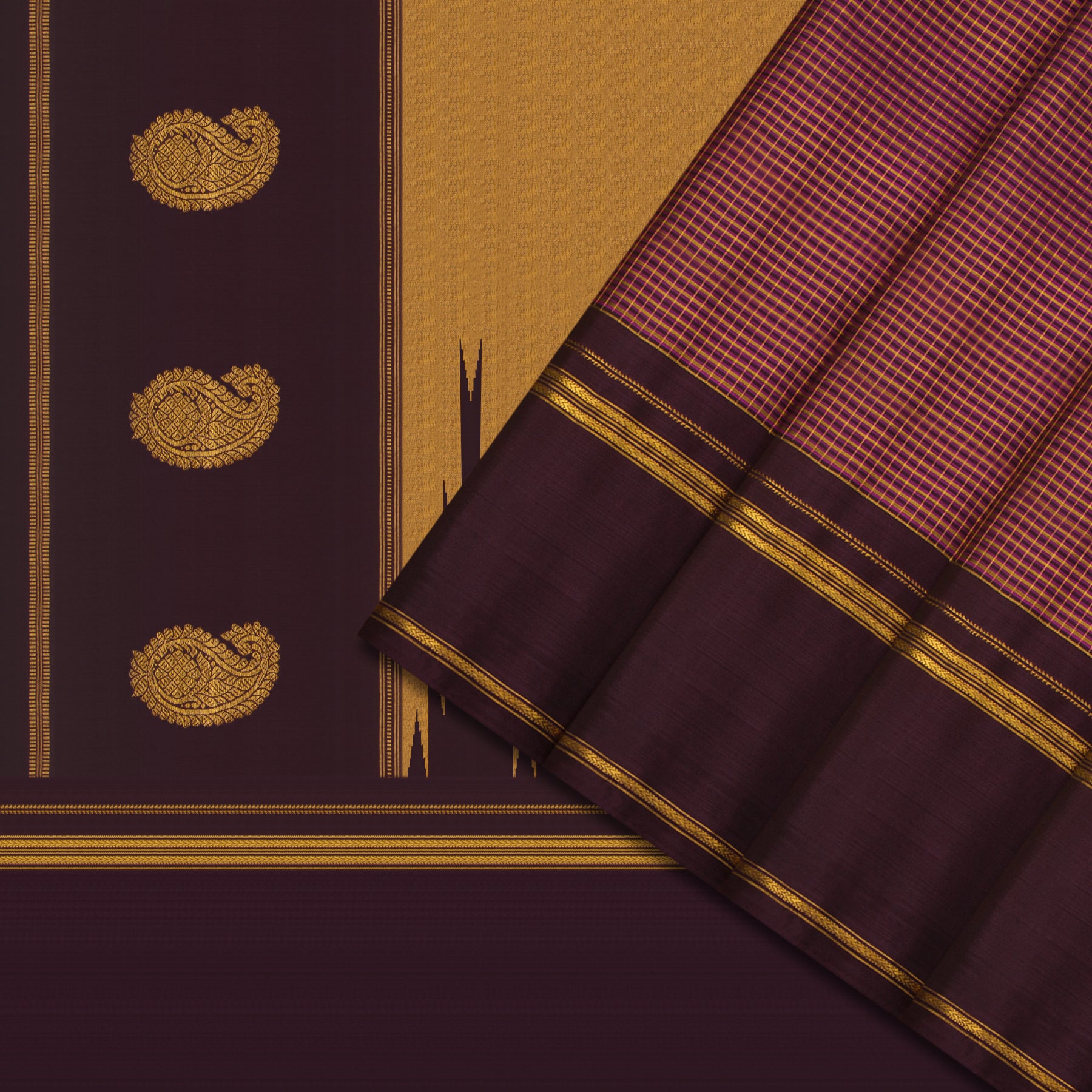 Kanakavalli Kanjivaram Silk Sari 24-595-HS001-11573 - Cover View