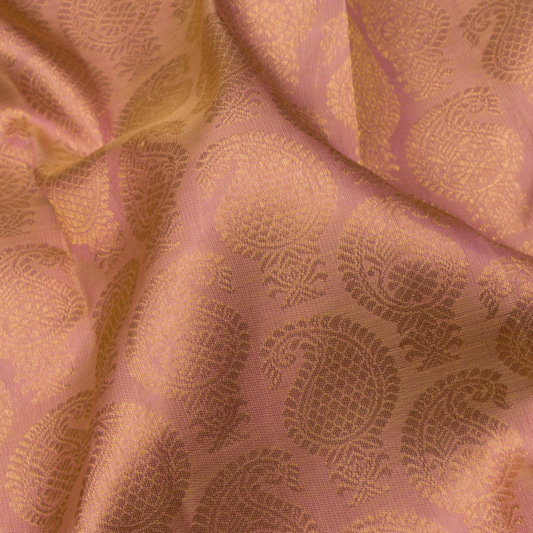 Kanakavalli Kanjivaram Silk Sari 24-595-HS001-11577 - Fabric View